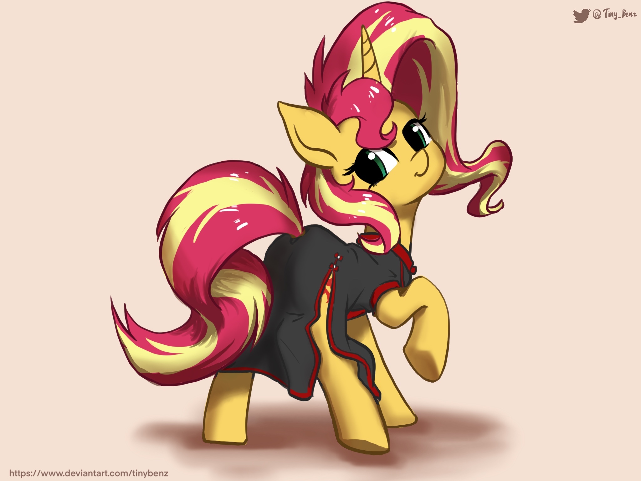 Sunset - My little pony, PonyArt, Sunset shimmer, Tinybenz