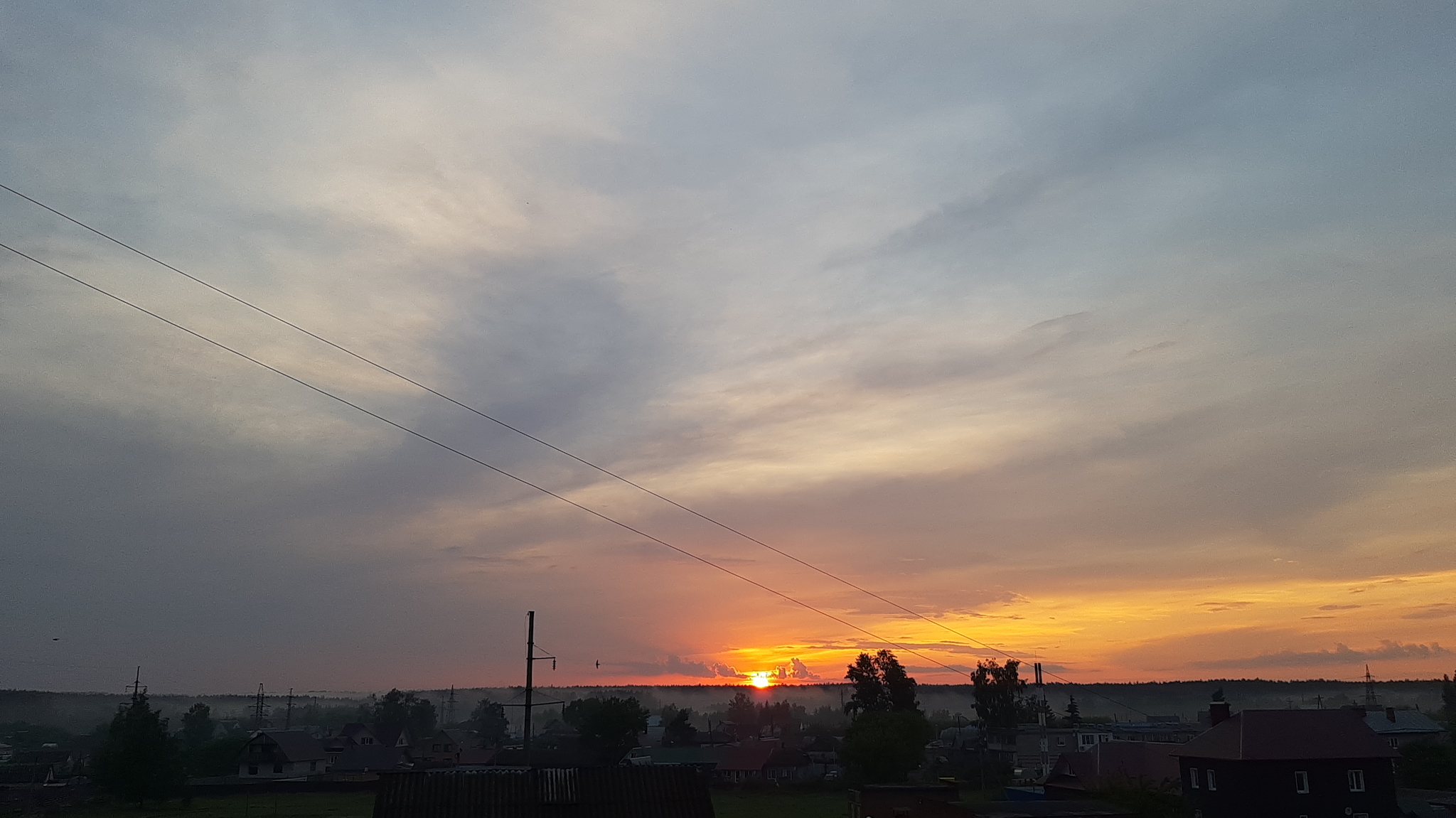 Закат в окно - Моё, Фото на тапок, Закат, Мобильная фотография, Длиннопост