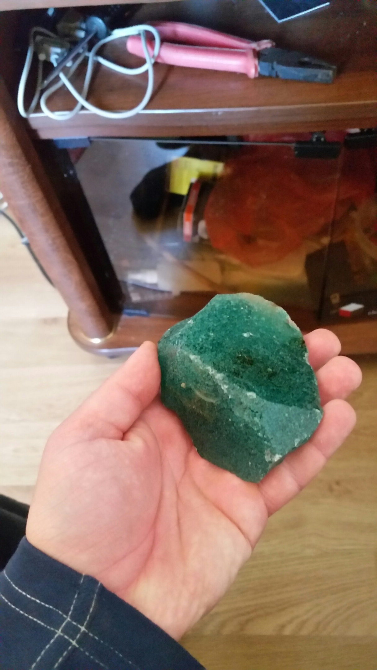 green something - My, A rock, Minerals, Mineralogy, Geology, Find