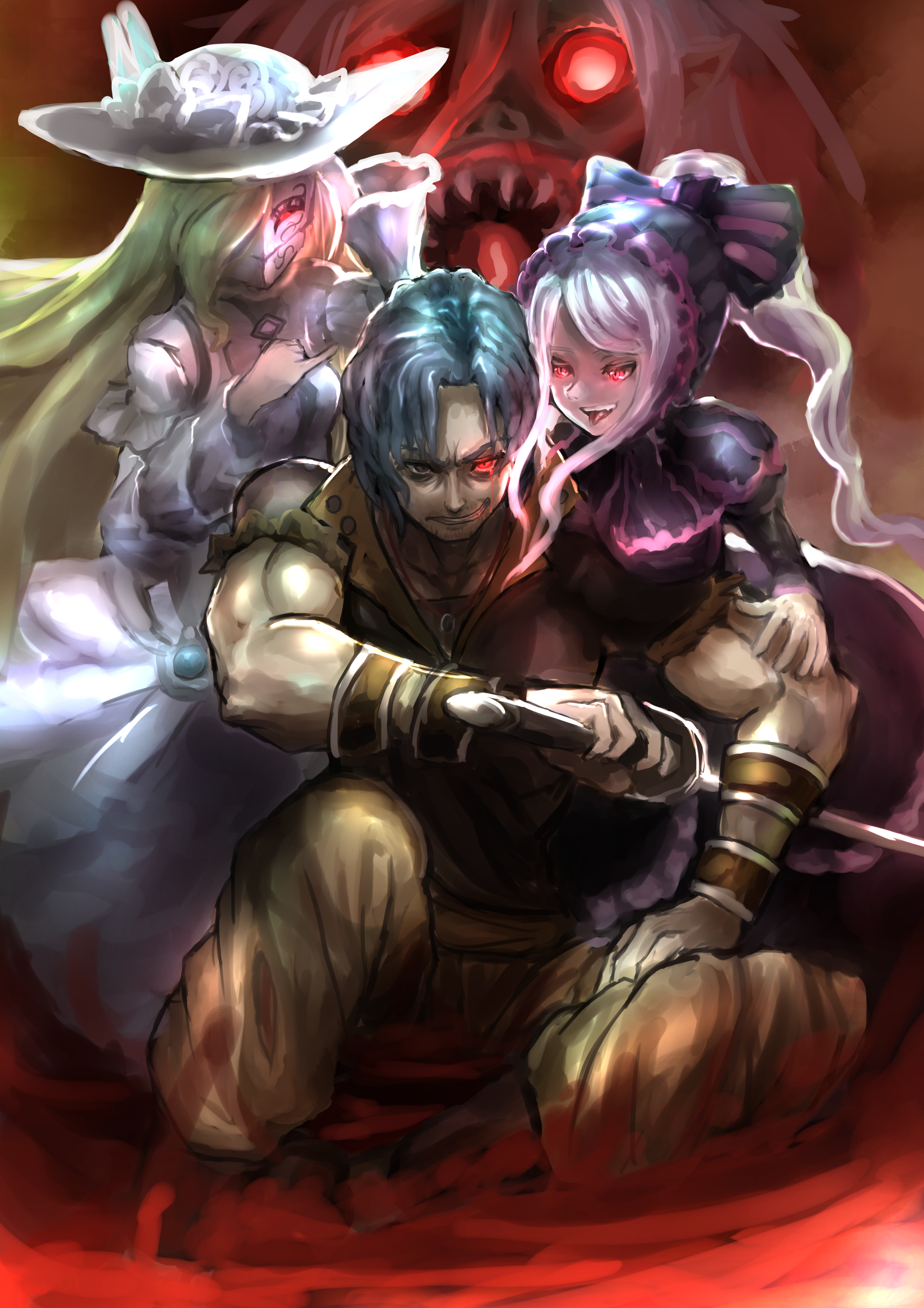 Brain Unglaus - Anime, Anime art, Katana, Overlord, Shalltear bloodfallen, Longpost