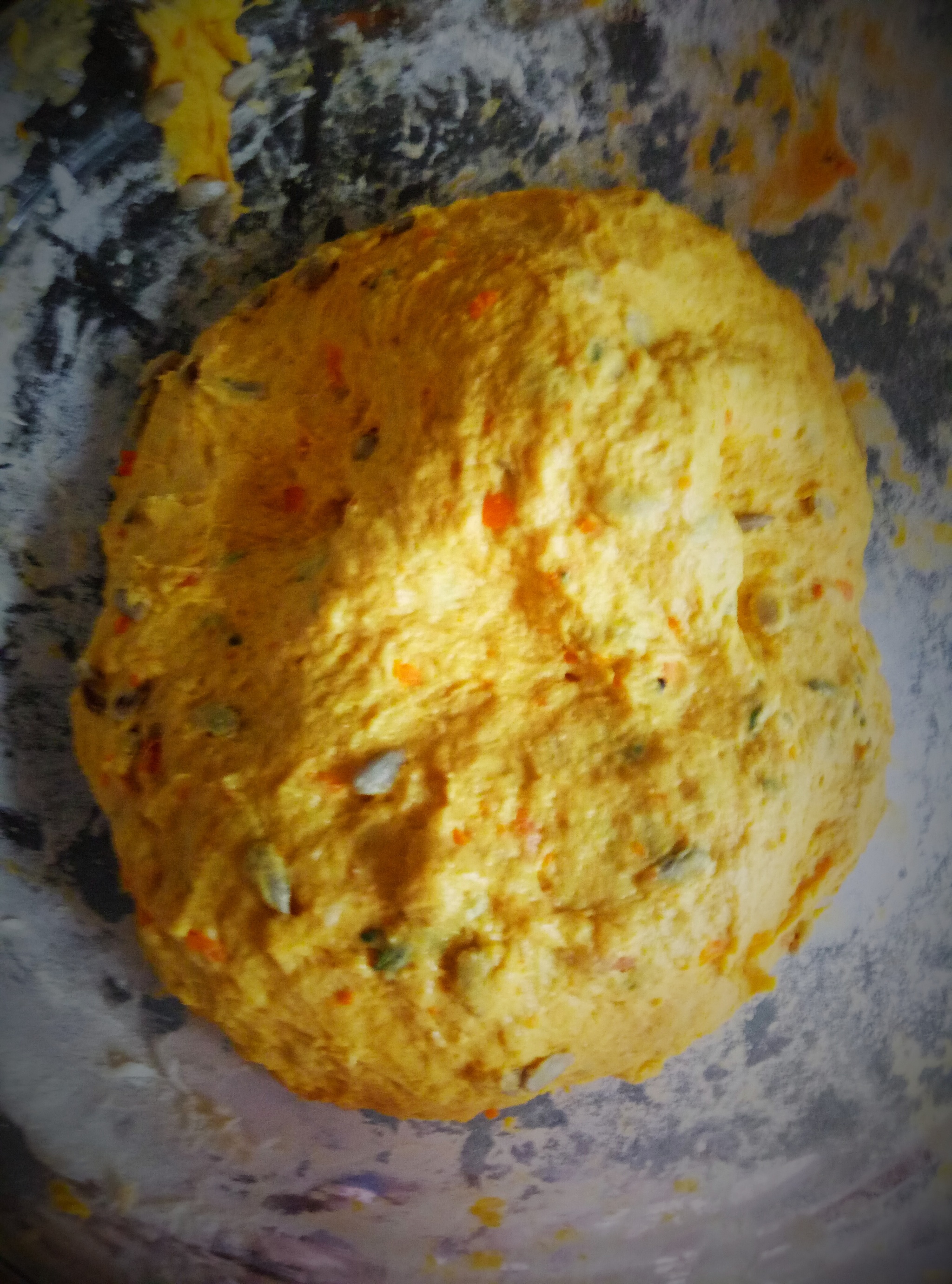 Sourdough carrot bread - My, Bread, Bakery products, Cooking, Longpost, Recipe