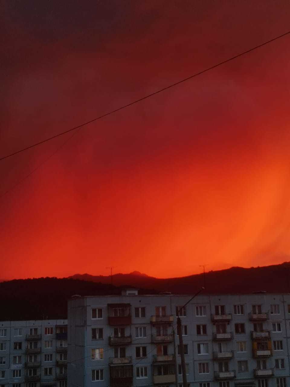 Rain in the Urals - My, Sky, Ural, Longpost