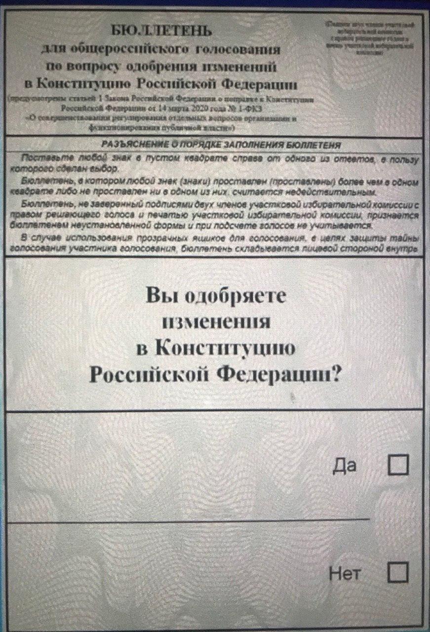 Голосование. Почему одной строкой? - Политика, Мнение