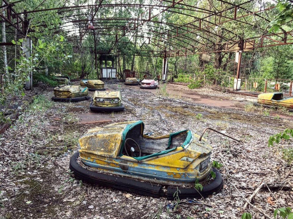 Amusement park in Pripyat - My, Abandoned, Chernobyl, Stalker, Pripyat, Attraction, Zuo, Longpost