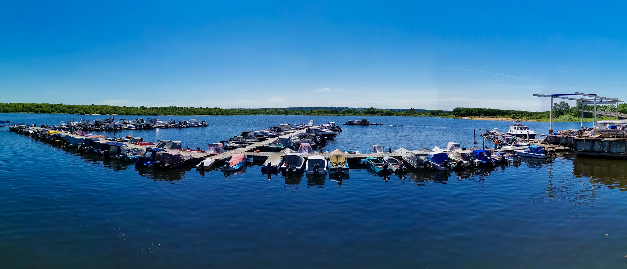 Marina - My, The photo, The pier, River