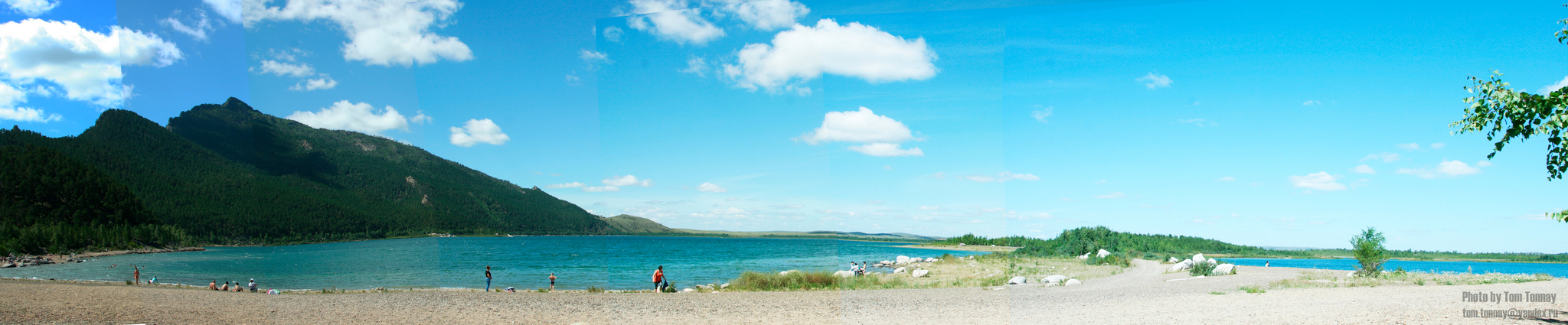 Nostalgia post. Kazakhstan. Borovoe (Burabai). Summer 2016 - My, The photo, Панорама, Kazakhstan, Borovoe, Burabay, Summer, Beach, Steppe