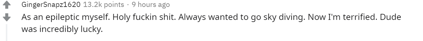 Why you shouldn't skydive if you have epilepsy - Epilepsy, Parachute, Attack, Video