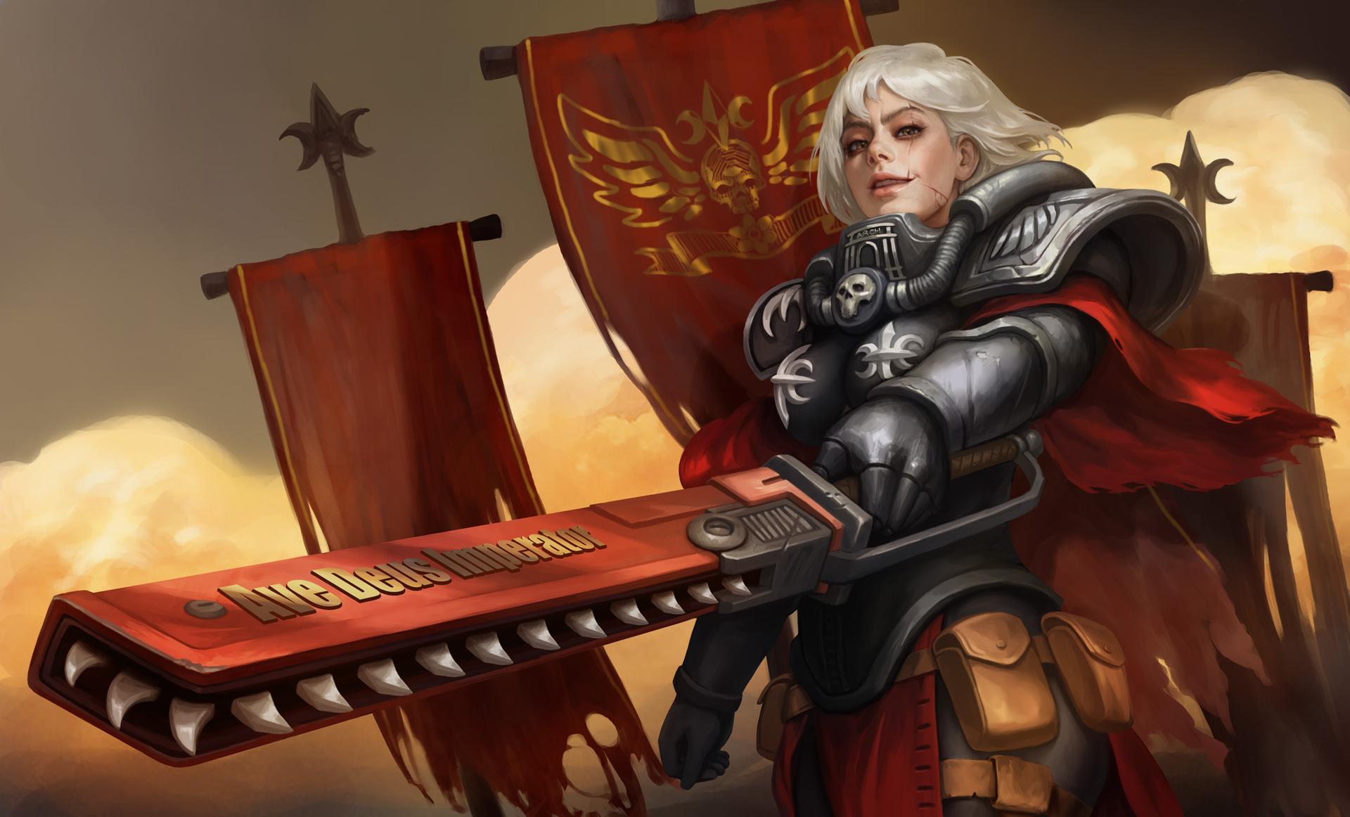 Sororitas by Yangzheyy - Warhammer 40k, Wh Art, Adepta Sororitas, Yangzheyy