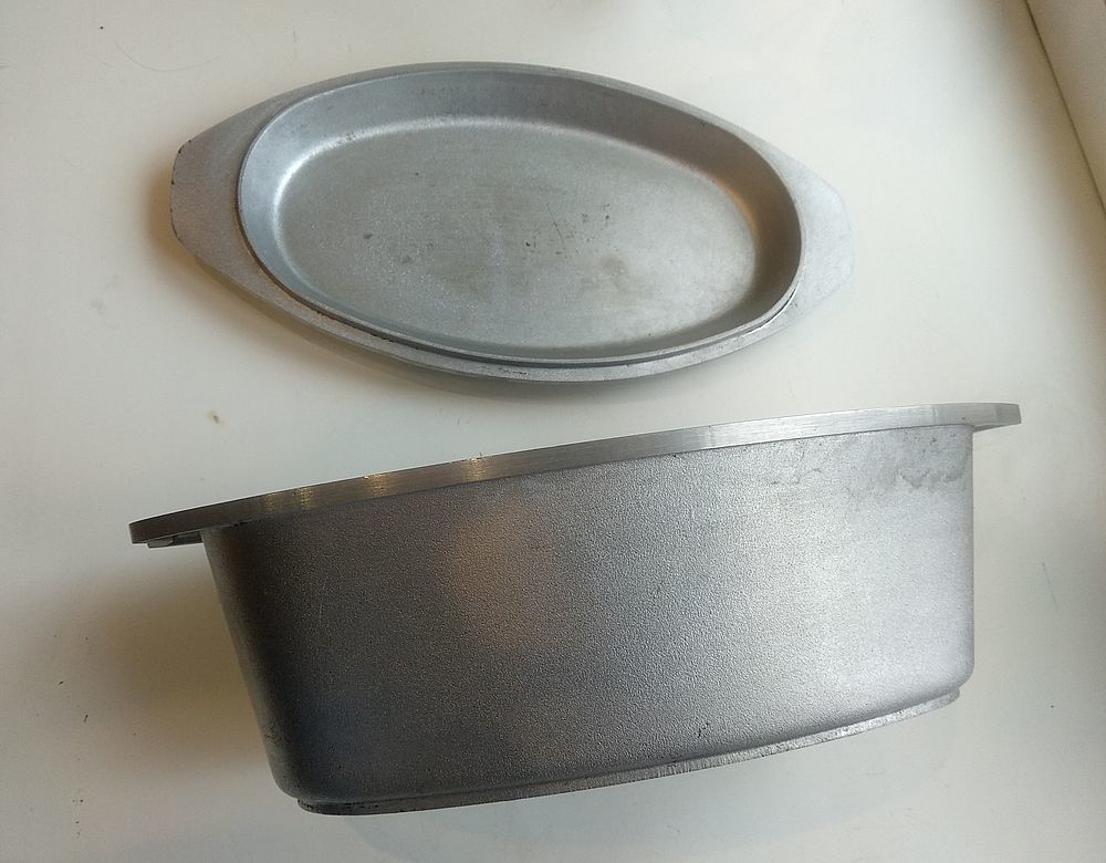 Cleaning an aluminum duck pan - My, Dirty dishes, Dishwashing, Longpost