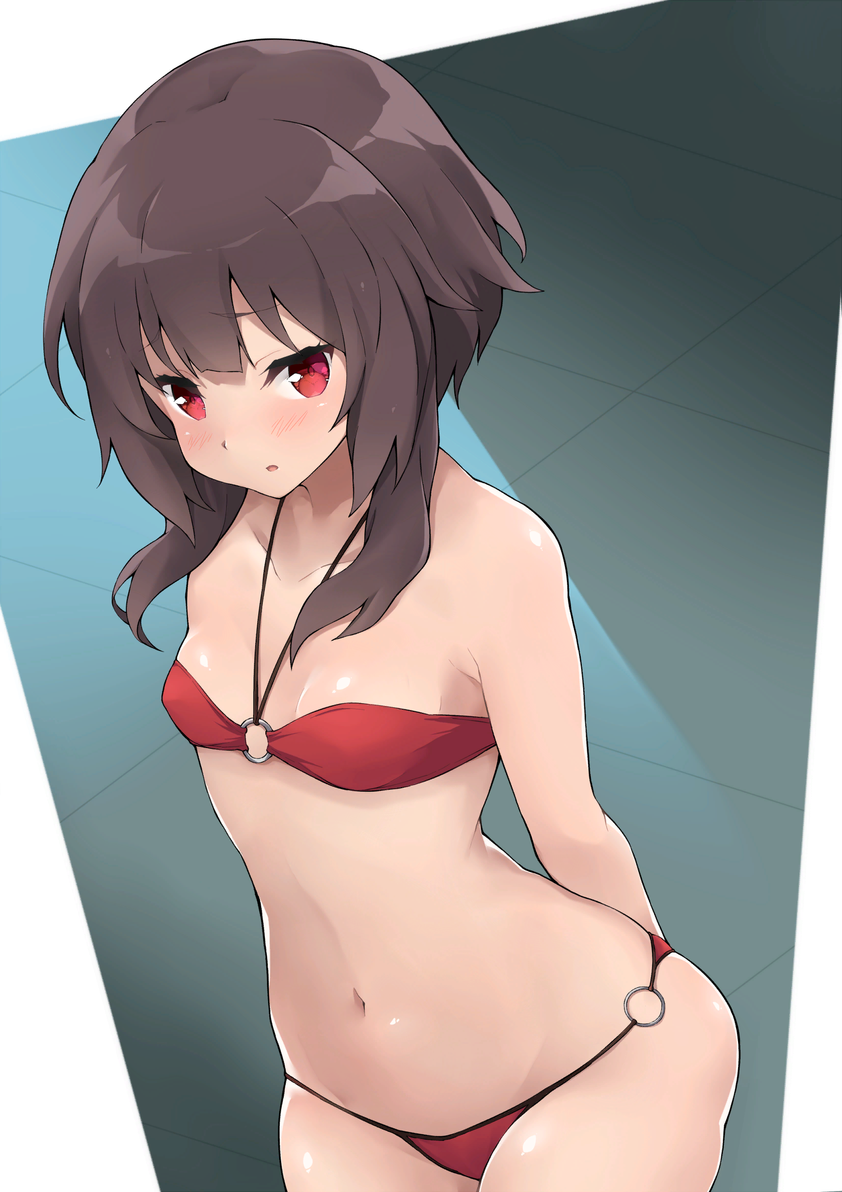 Swimwear - NSFW, Konosuba, Aqua, Darkness, Yunyun, Megumin, Anime art, Anime, Swimsuit, Longpost