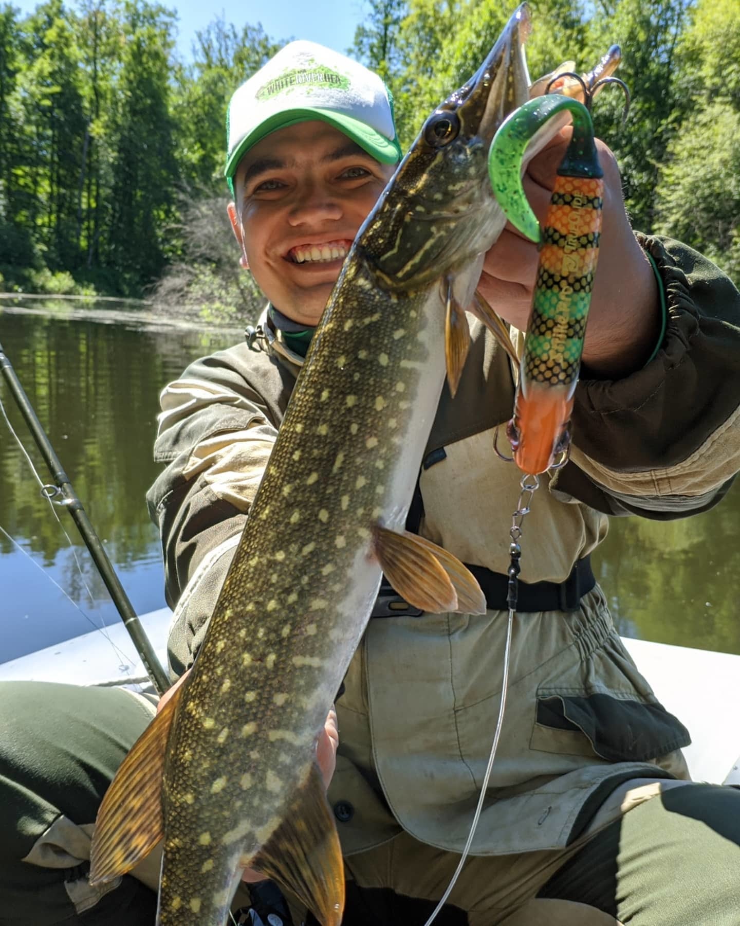 Opening of the summer fishing season - My, Fishing, Open season, Bashkortostan, Jerky, Jerkbaits, Pike, Longpost