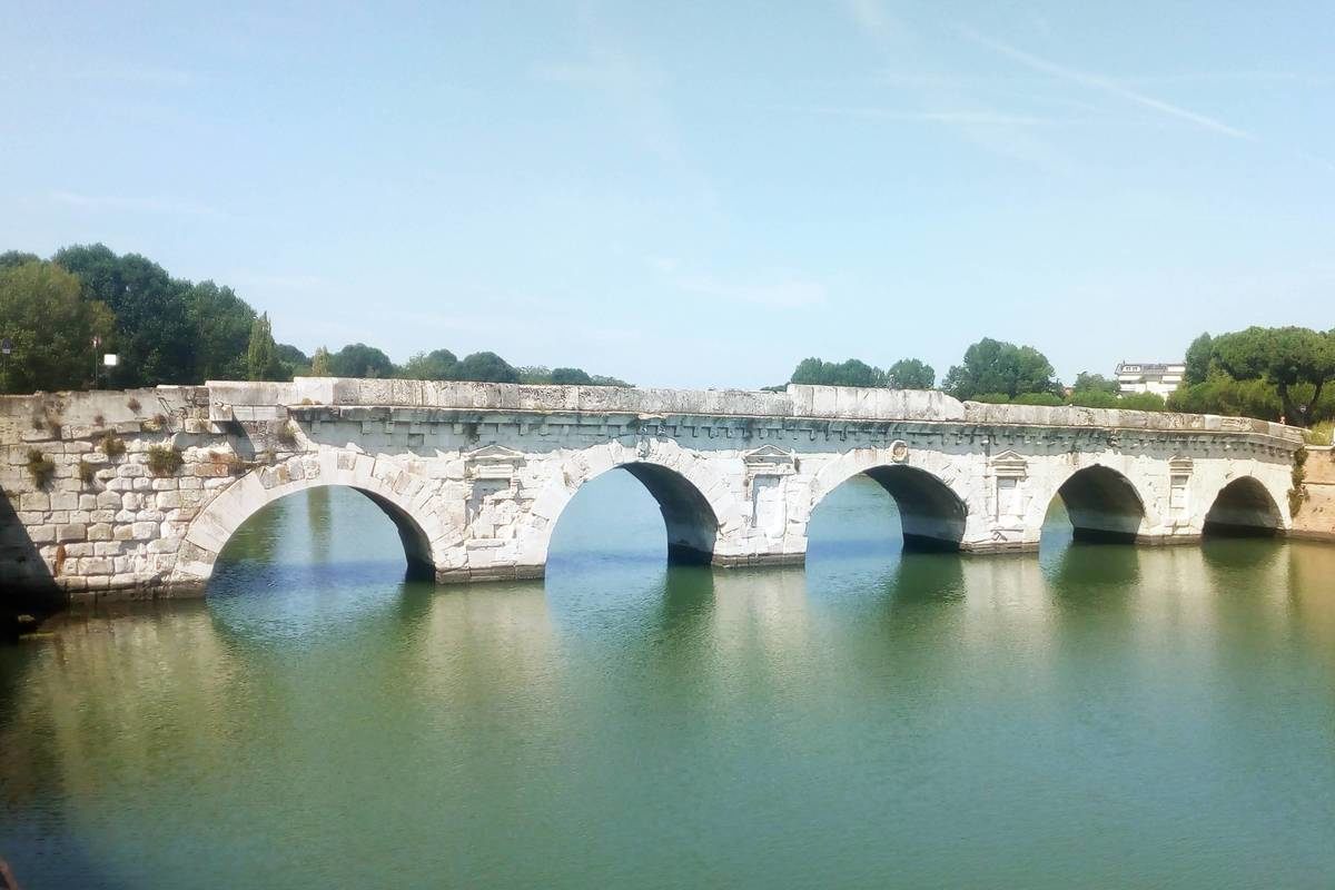 2000 year old bridge - Italy, Rimini, Architecture, Ancient Rome, Longpost