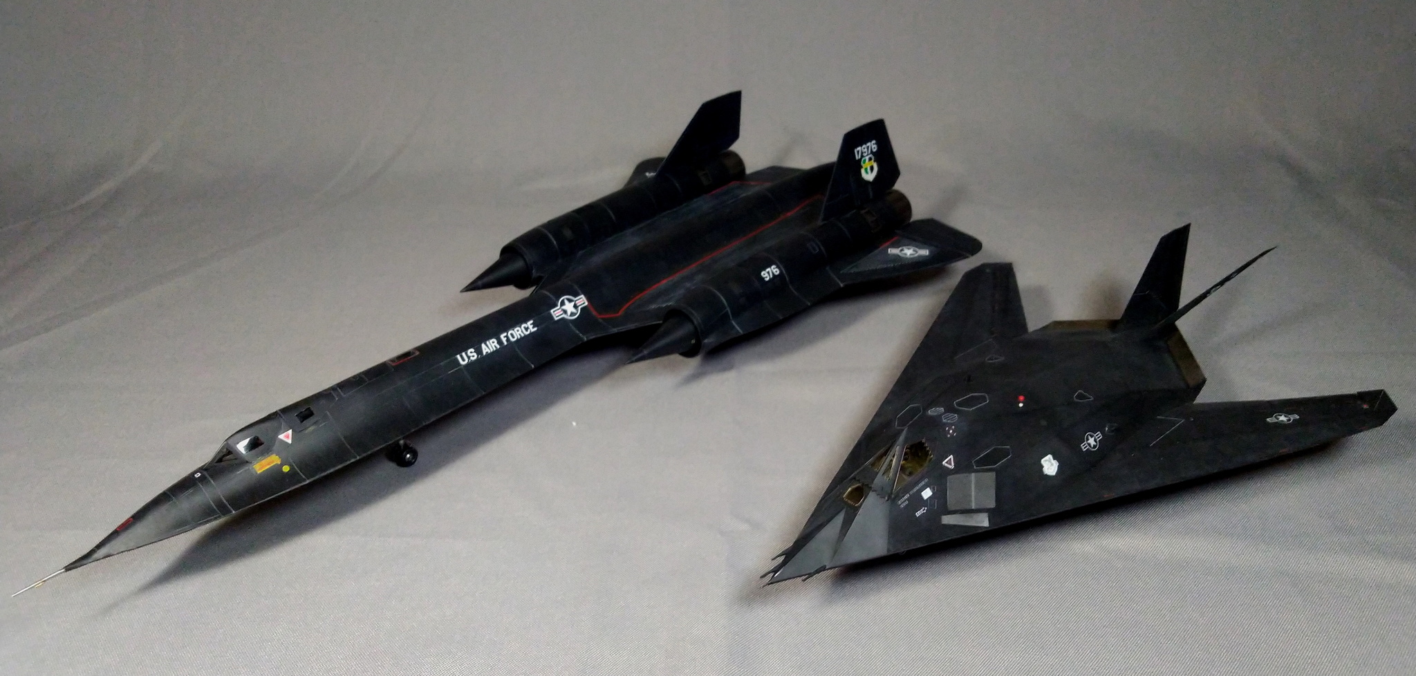 Ahead of sound and time. Lockheed SR-71 Blackbird - My, Stand modeling, Prefabricated model, Story, Air force, Intelligence service, Sr-71, Supersonic, Hobby, Longpost