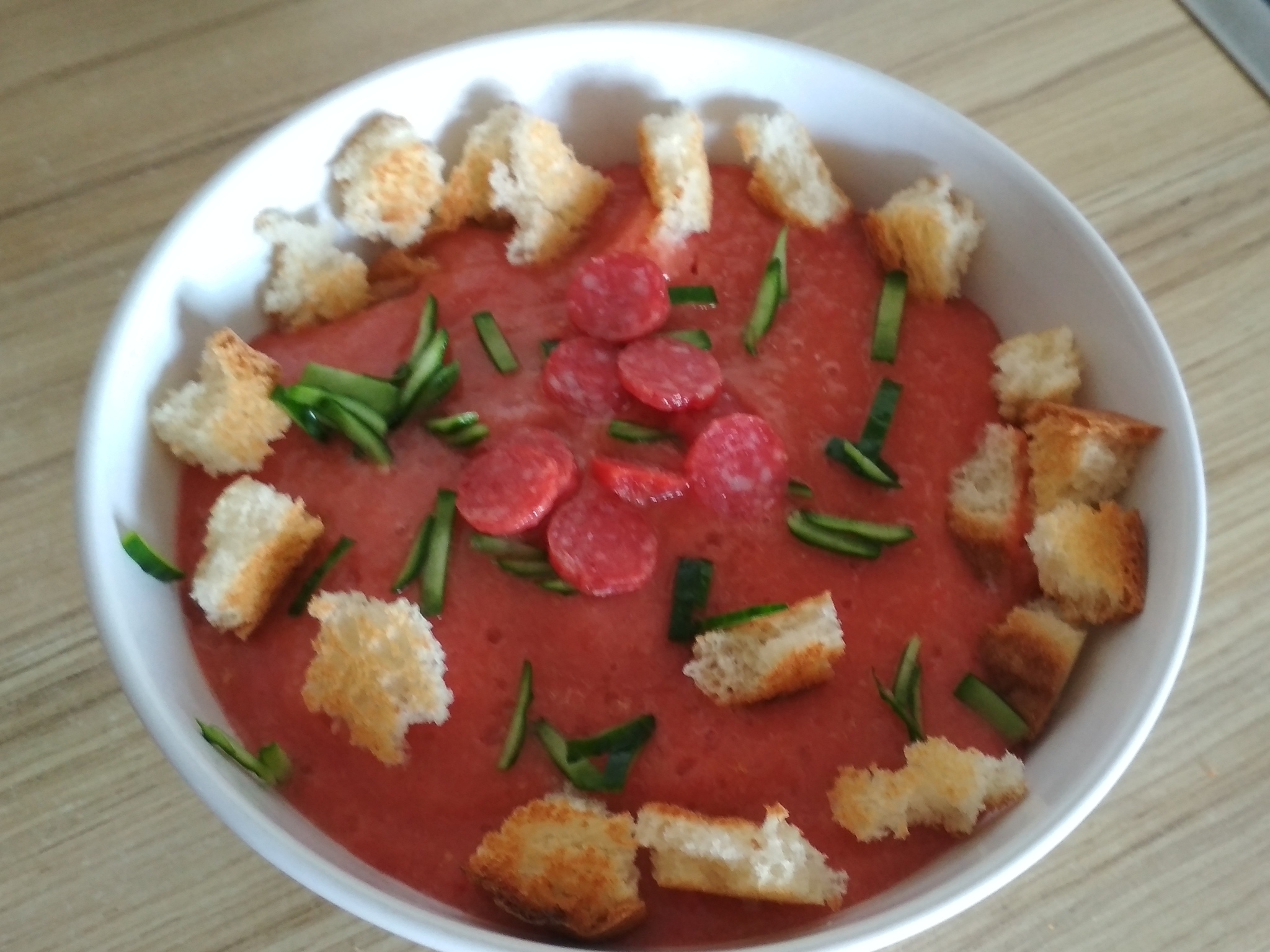 Reply to the post “Gazpacho. Disputes about okroshka - II - My, Recipe, Gazpacho, Soup, Tomatoes, Cooking, Reply to post, Longpost