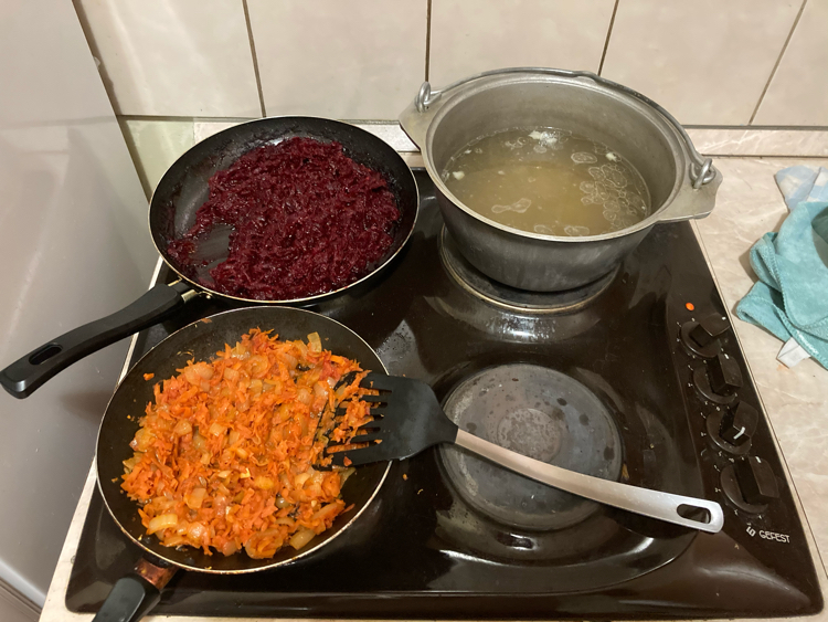 First borscht - My, Borsch, First post, Longpost