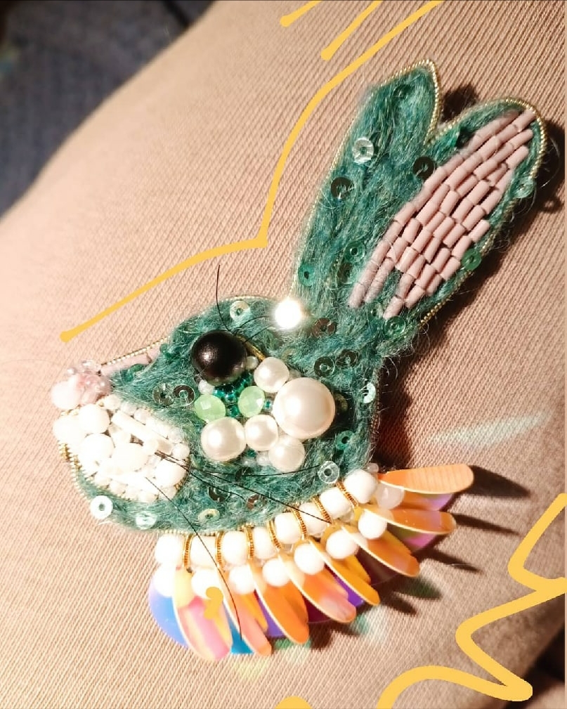 Handmade brooches - My, Beadwork, Creation, Longpost