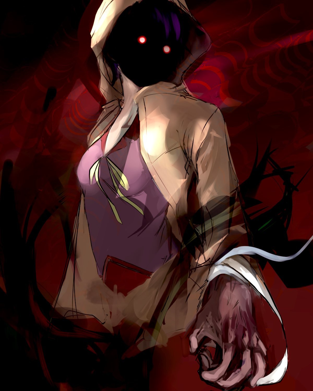 Hate! Hate! Hate! - Monogatari series, Anime art, Anime, Drawing, Kanbaru suruga, Longpost