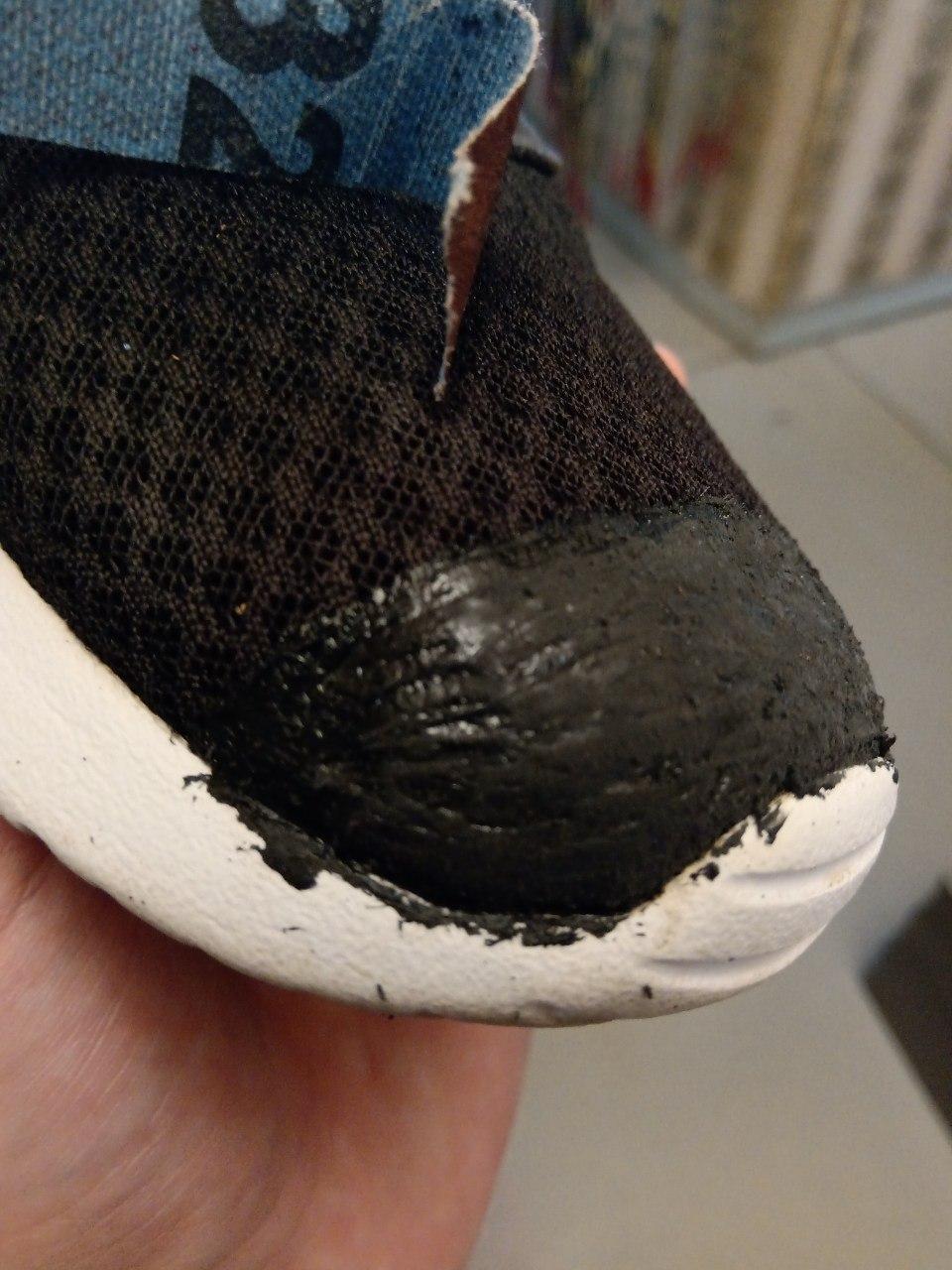 Ещё один способ починить сеточку на кроссовках. Часть 2 | Пикабу