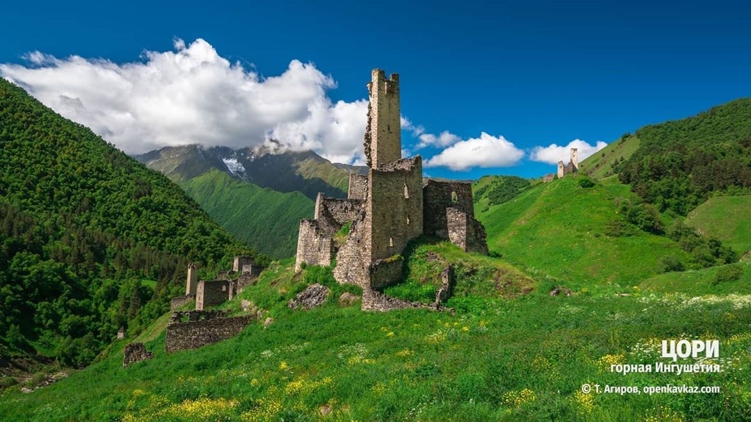 Tower complex Tsori. Ingushetia - Ingushetia, Towers, The mountains, Caucasus, Longpost