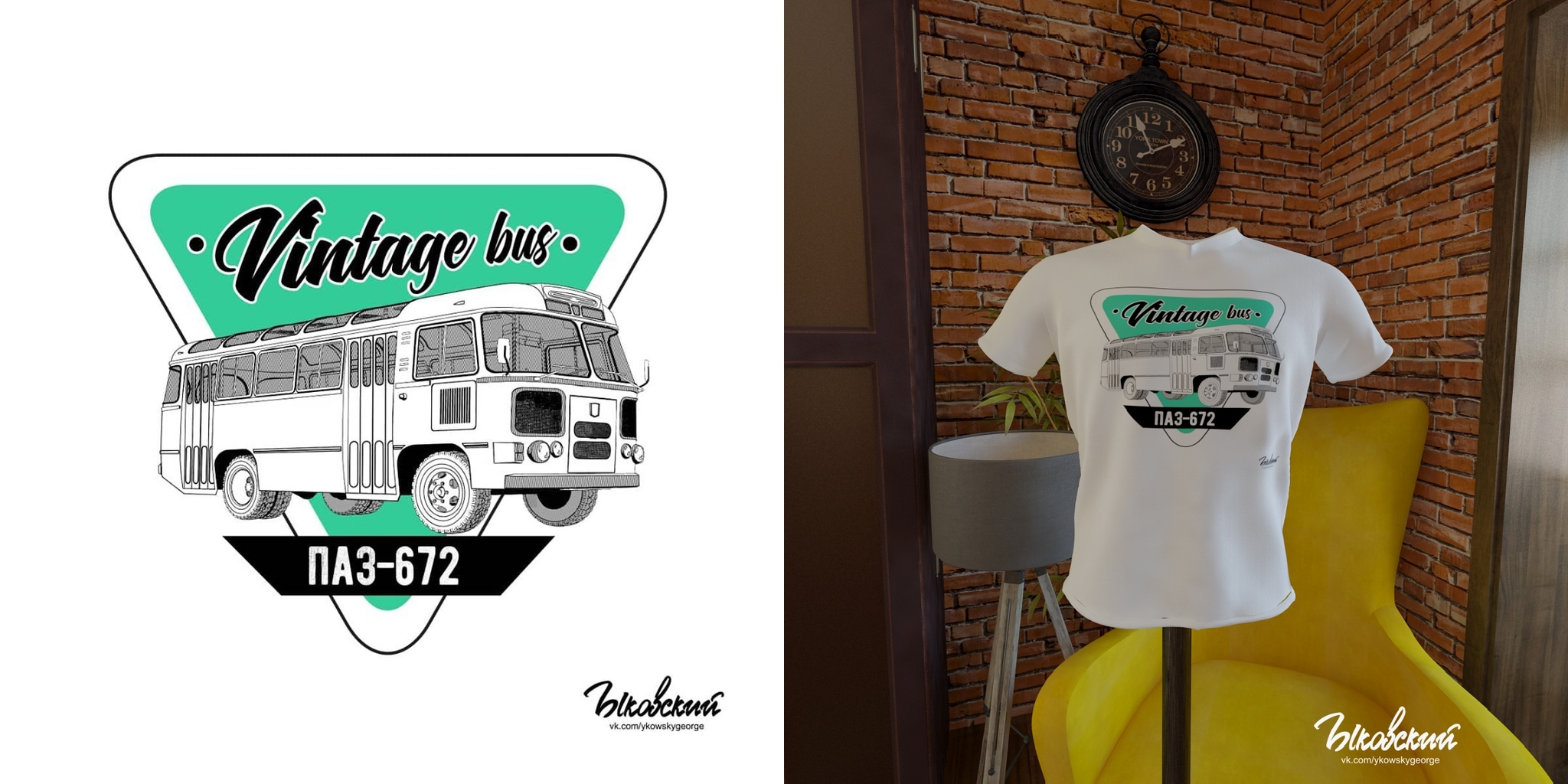 T-shirt design - My, Art, Bus, T-shirt, Mascara, Graphics, 3D, 3D graphics, Drawing, Longpost