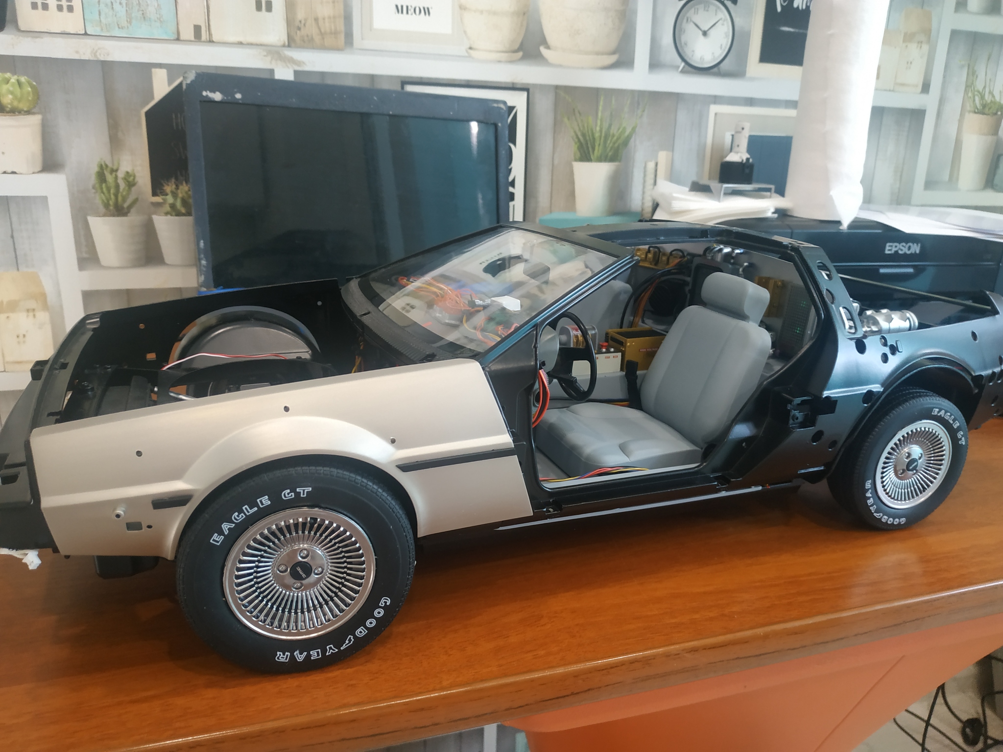 Putting together a childhood dream (part 3) - My, Time Machine, Delorean DMC 12, Longpost, Back to the future (film), cat