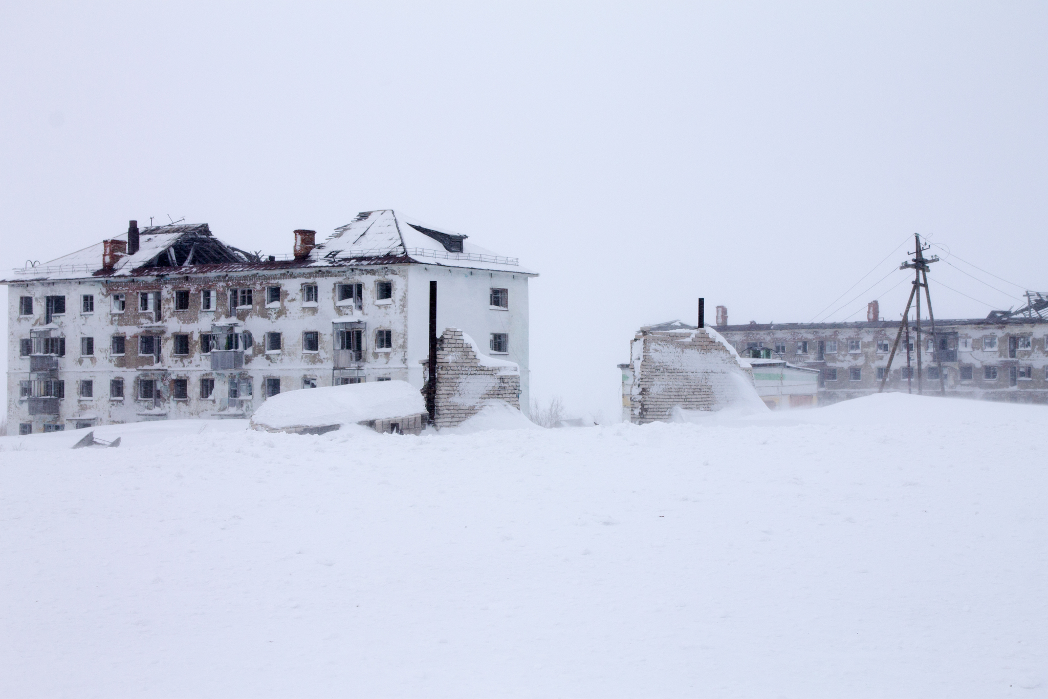 Komsomolsky, Komi. Part 3 - My, Komsomol, Komi, Vorkuta, Abandoned, The photo, Far North, Tundra, Winter, Longpost