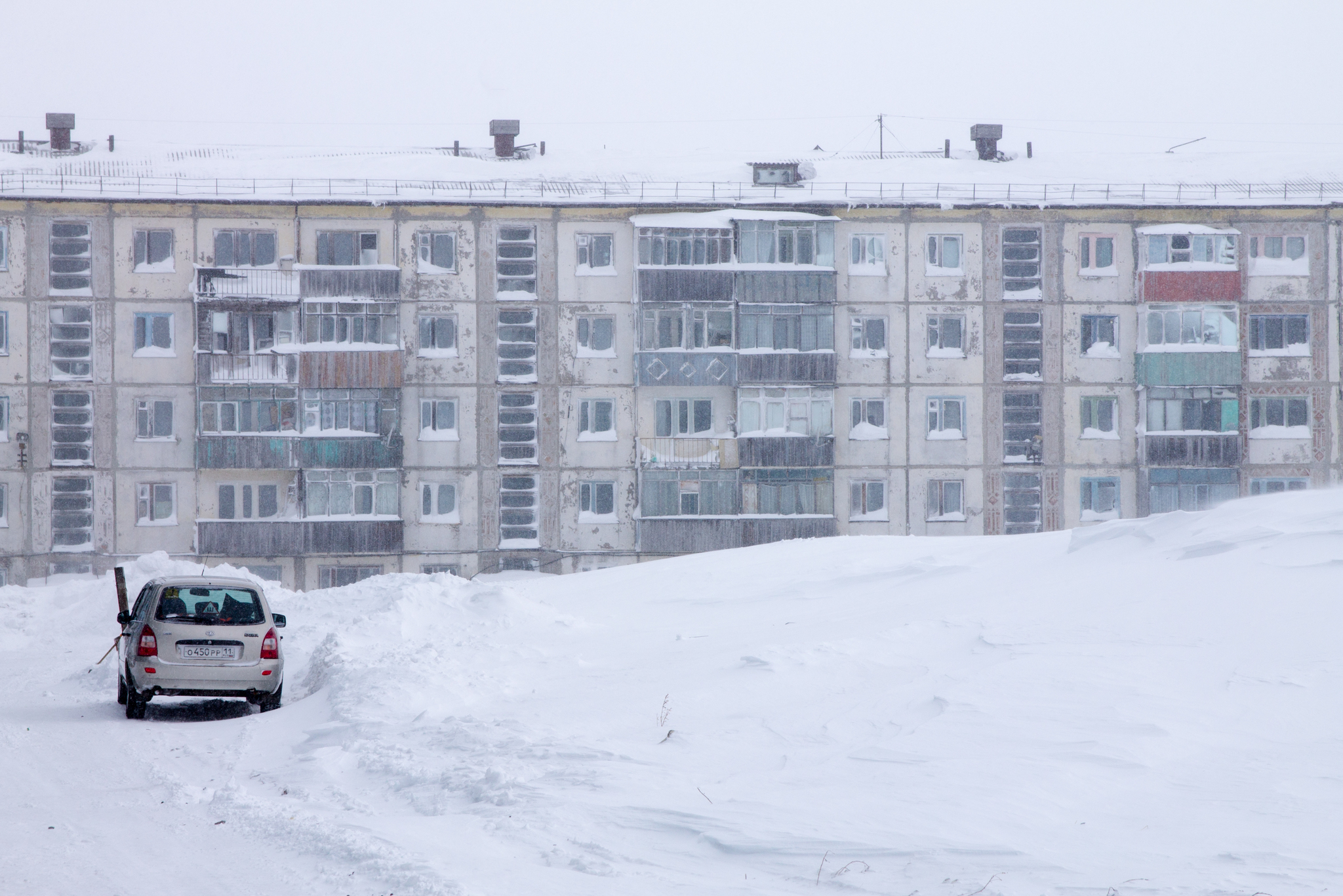 Komsomolsky, Komi. Part 3 - My, Komsomol, Komi, Vorkuta, Abandoned, The photo, Far North, Tundra, Winter, Longpost