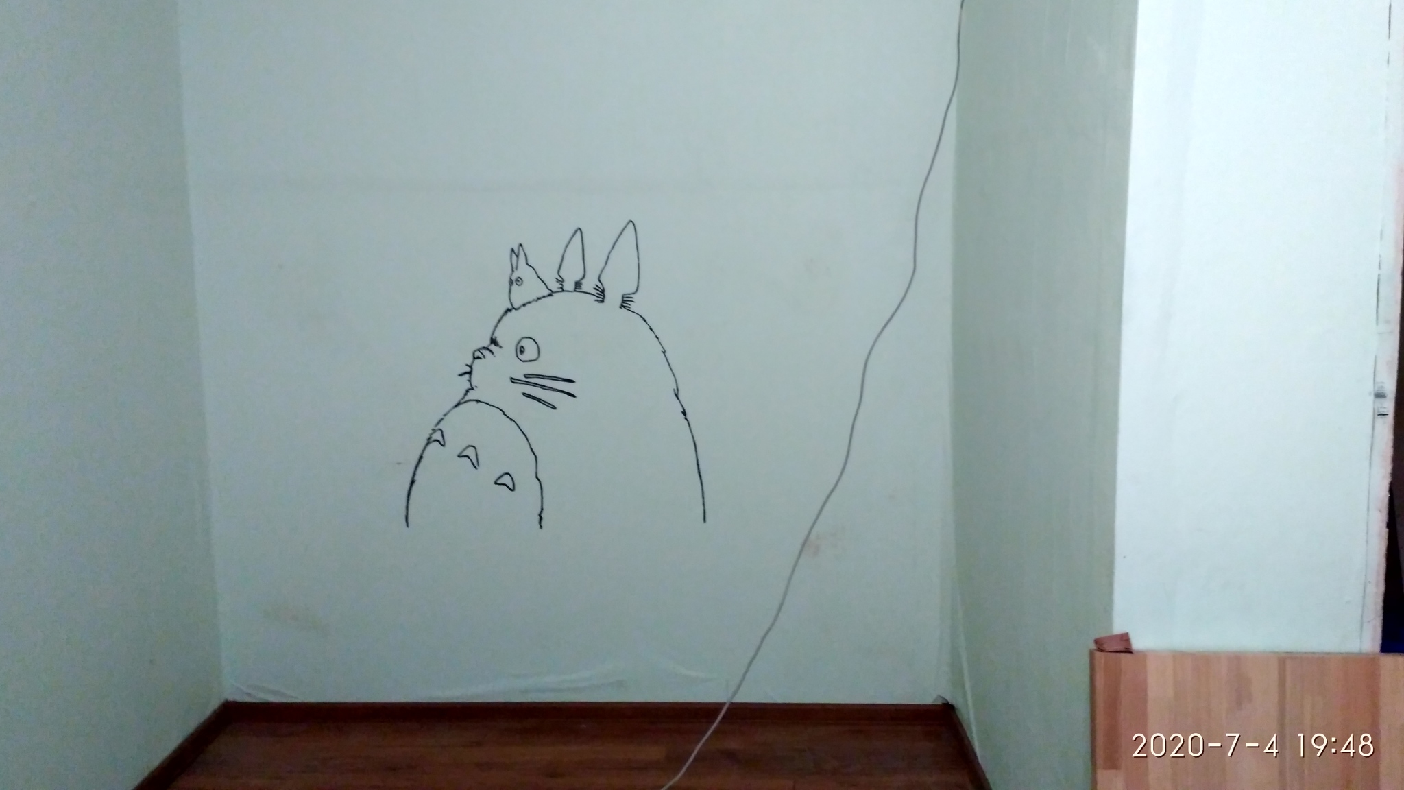 When you shouldn't paint on the walls - My, Hayao Miyazaki, Drawing, My neighbor Totoro