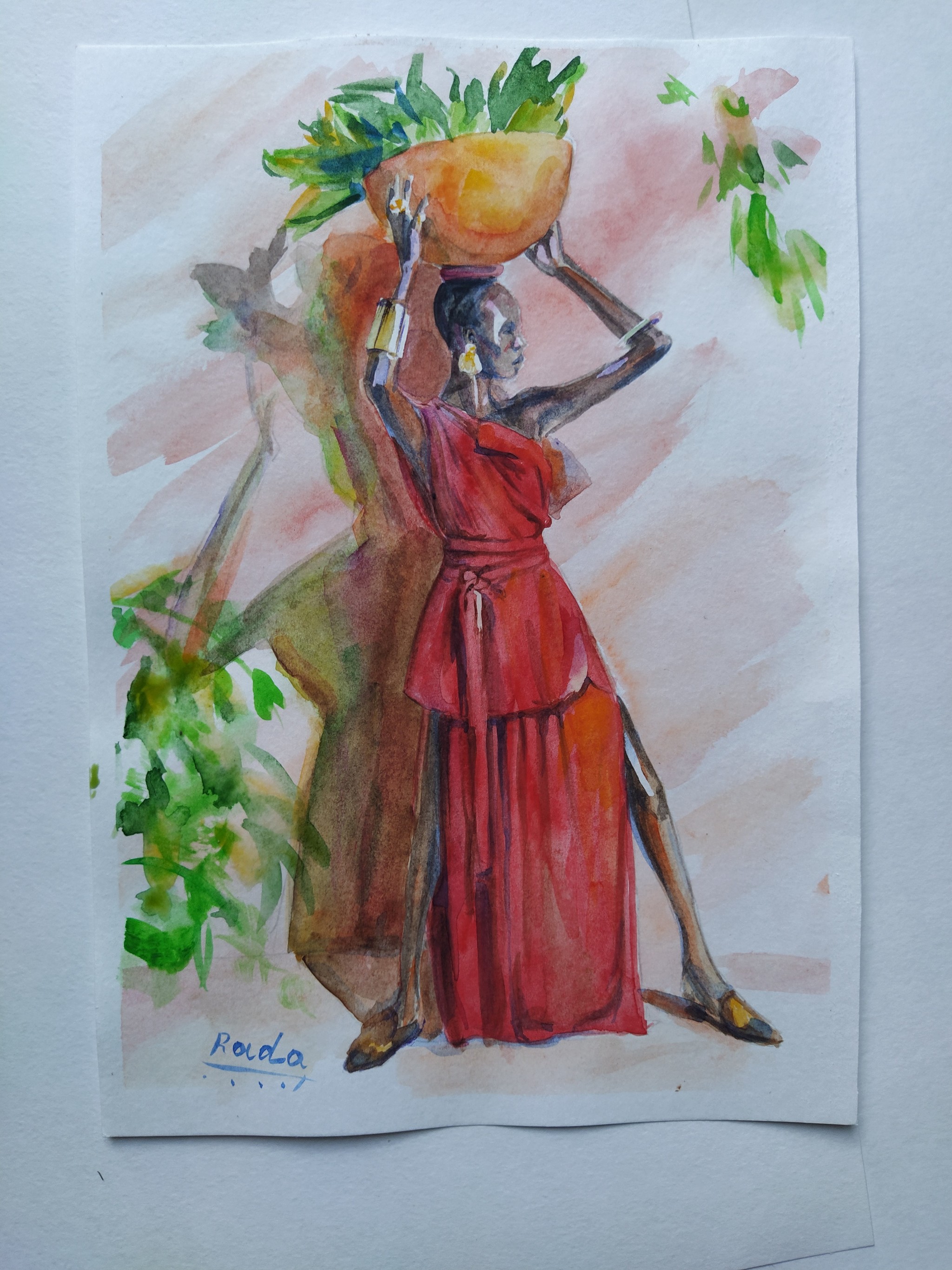 Hello! I paint watercolors - My, Longpost, Artist, Creation, Watercolor, Portrait, Art, Girls