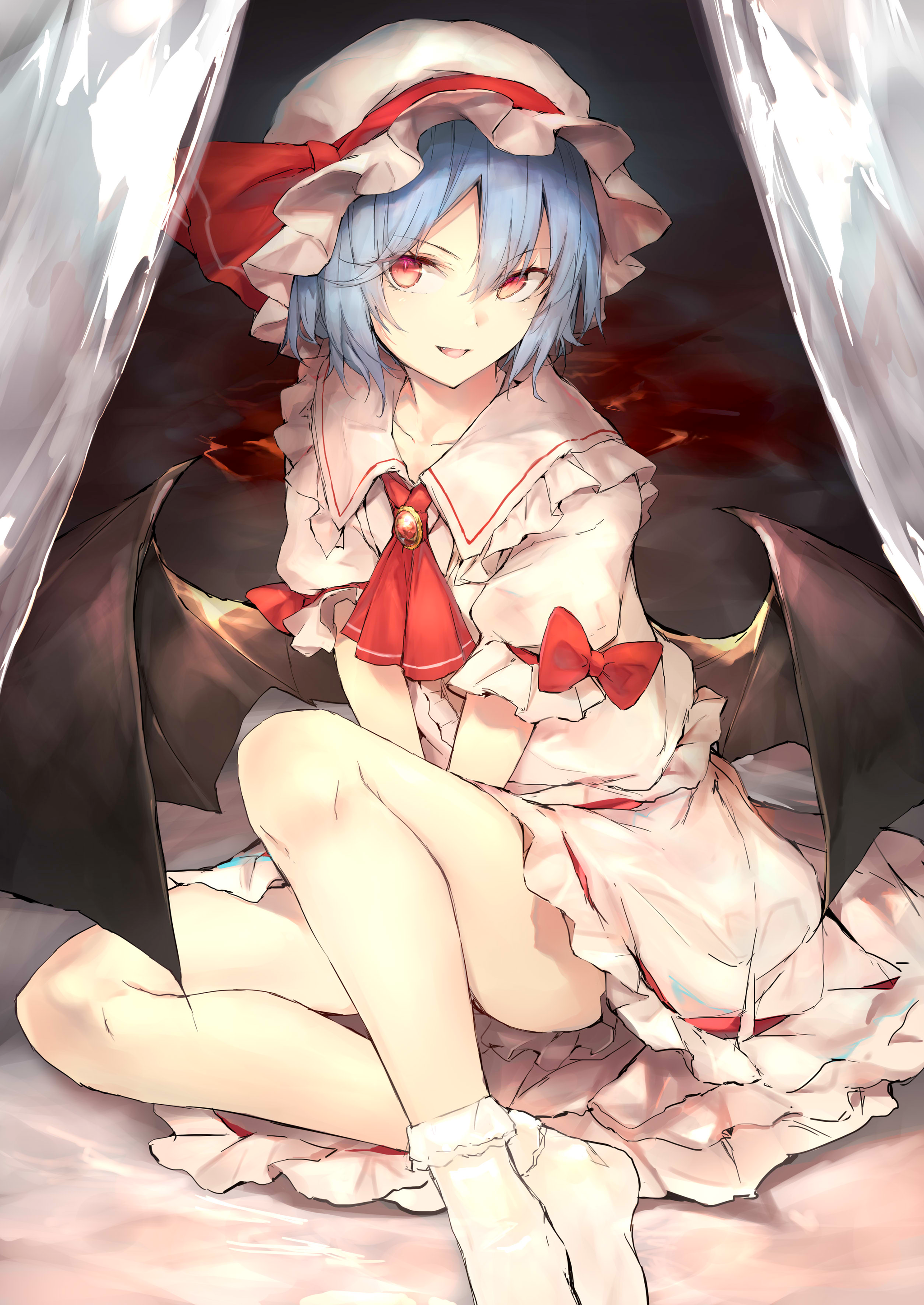 Remilia Scarlet - Touhou, Anime art, Anime, Remilia scarlet, Sakusyo