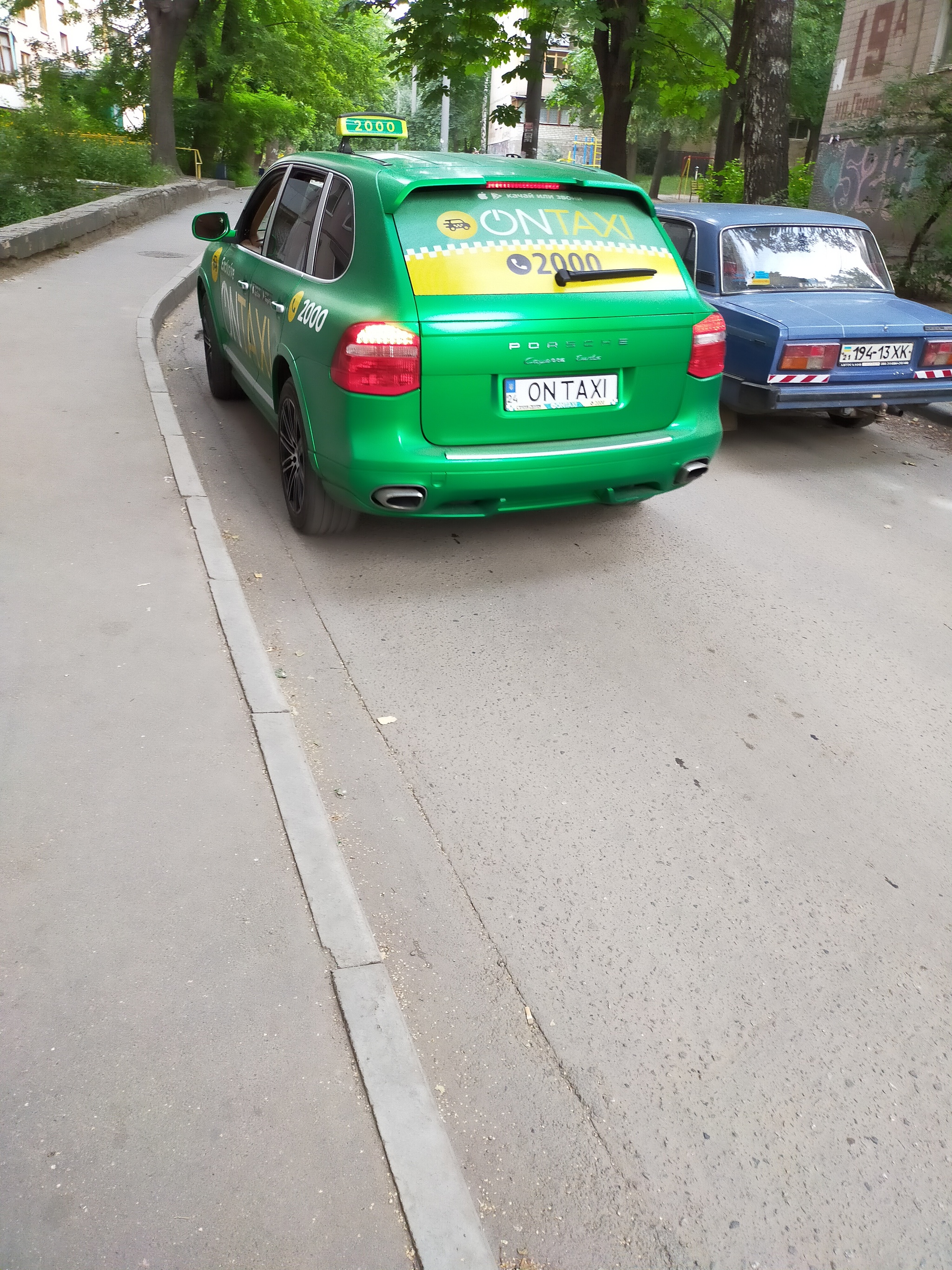 Такси Эконом у нас на районе - Моё, Харьков, Такси, Porsche Cayenne, Длиннопост