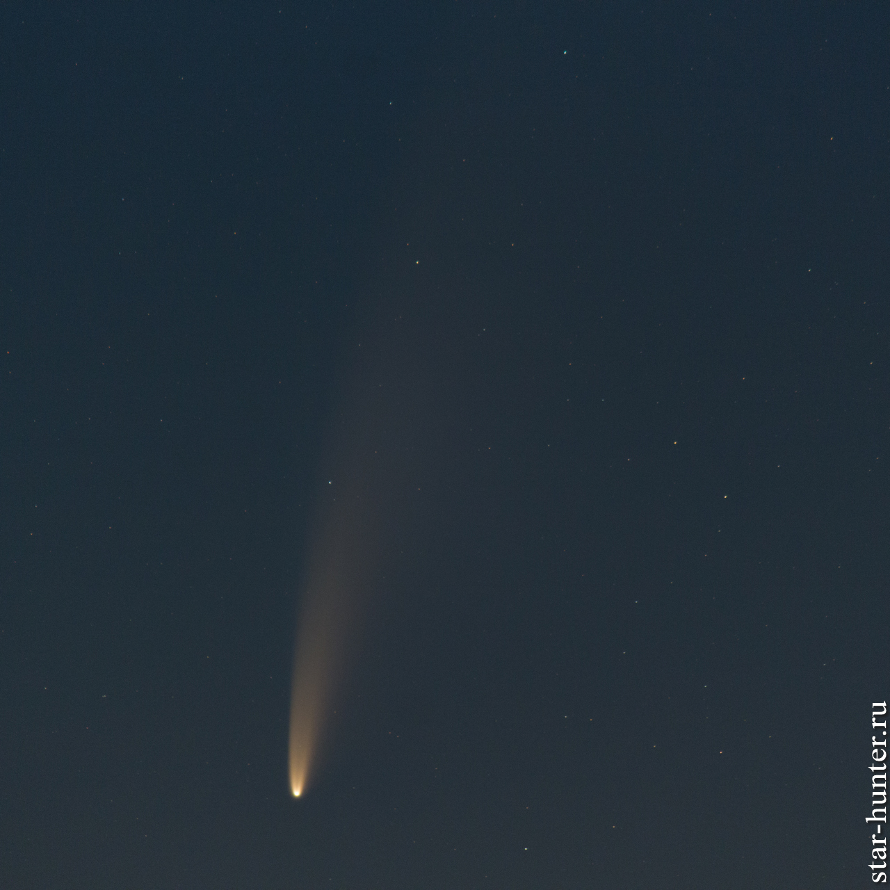 Comet C/2020 F3 (NEOWISE), July 10, 2020, 03:20 - My, Comet, Astrophoto, Astronomy, Space, Starhunter, Anapa, Anapadvor, Neowise