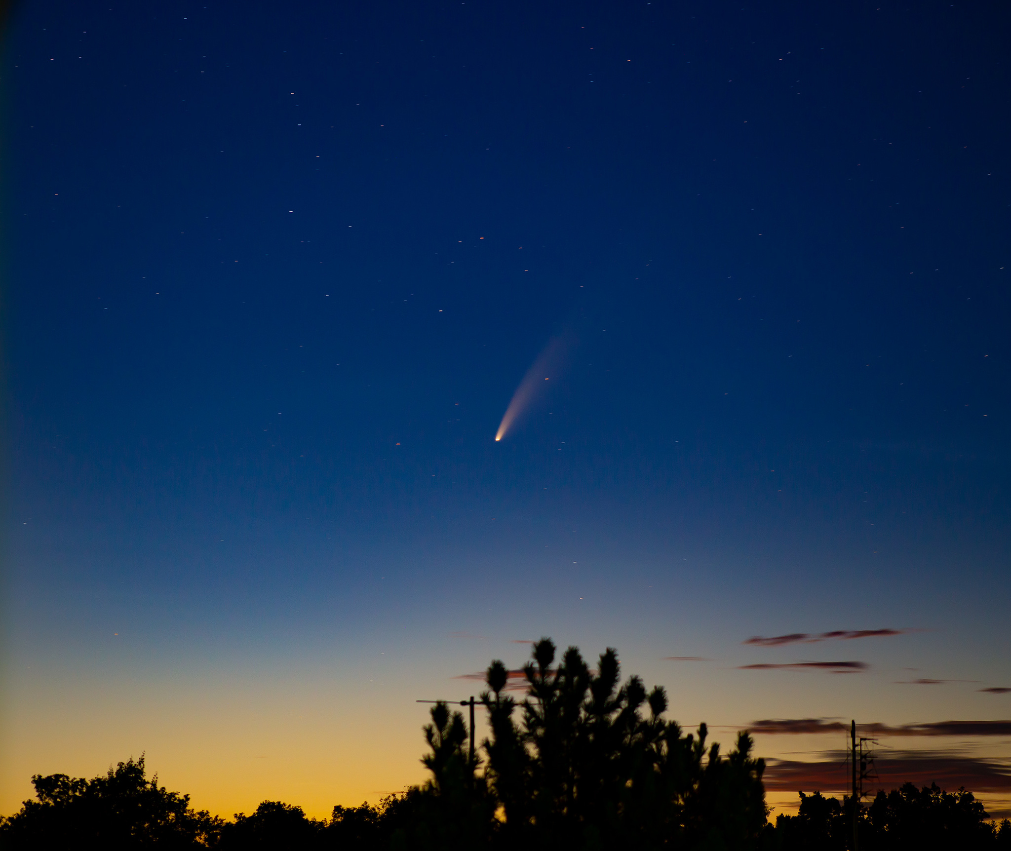 Comet NEOWISE - My, Space, Astronomy, Comet, Longpost, Neowise