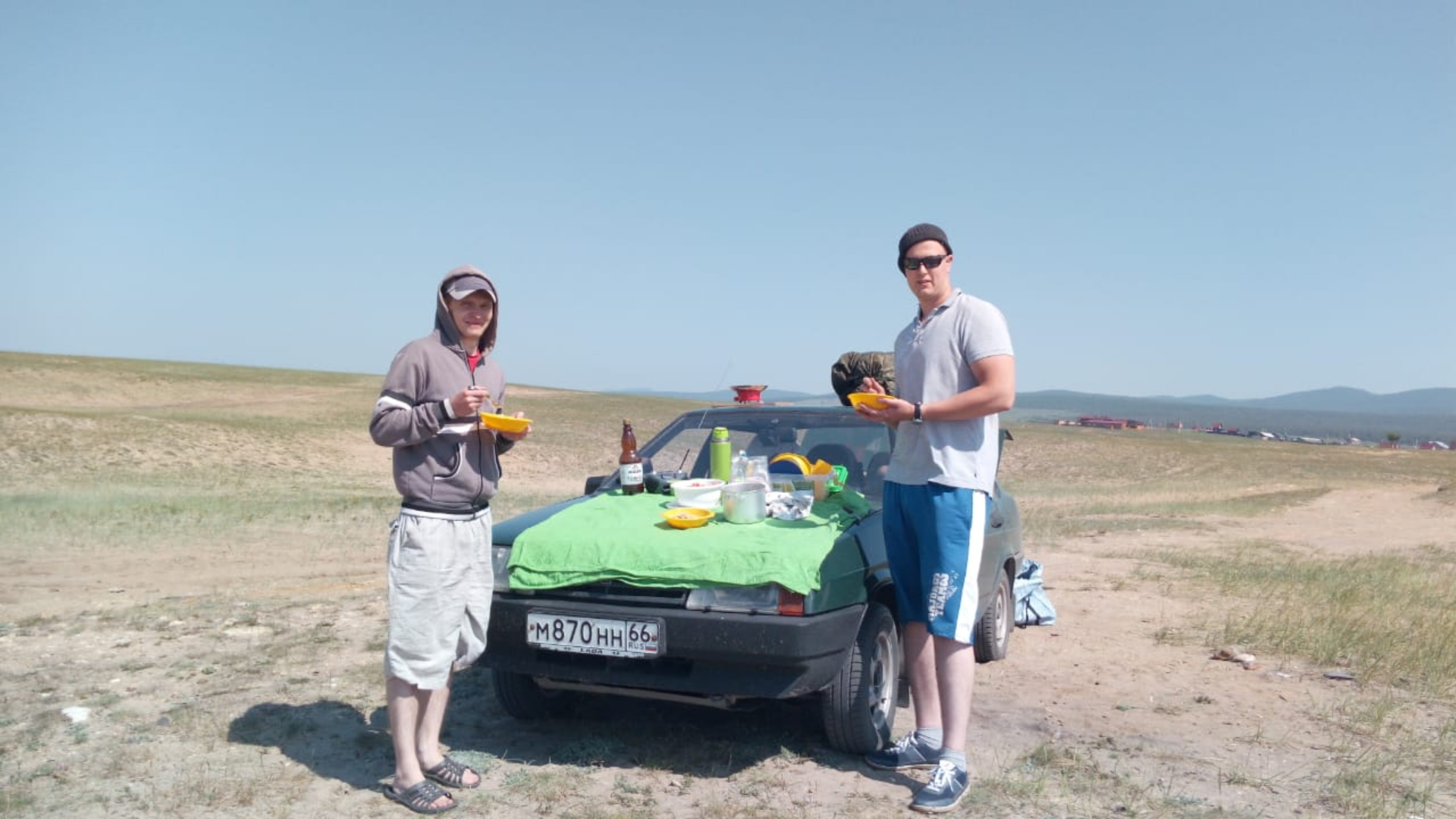 Continuation of the post “6 eggs in a bucket to Baikal” - My, AvtoVAZ, Travels, Travel across Russia, Baikal, Bucket, Eggs, Olkhon, Video, Reply to post, Longpost