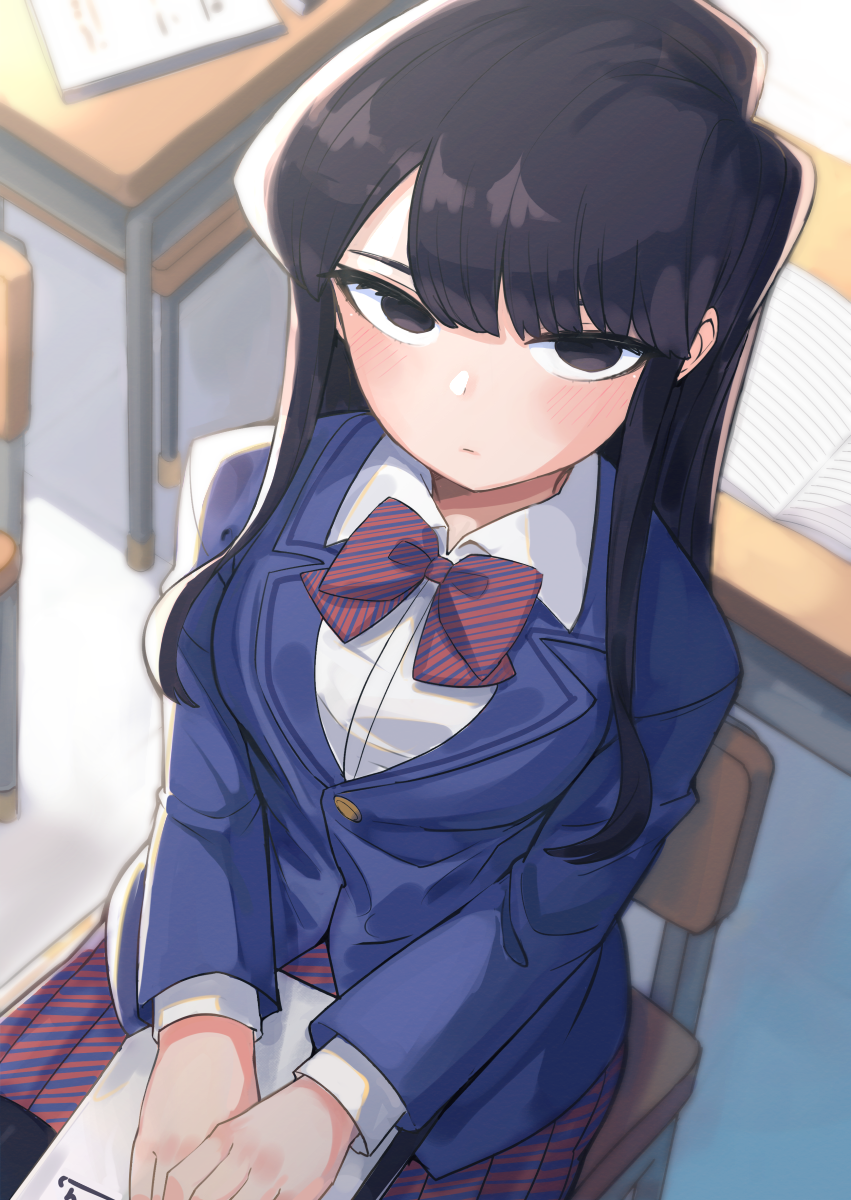 Коми-сан - Komi-San wa Comyushou desu, Shouko Komi, Аниме, Anime Art, Длиннопост