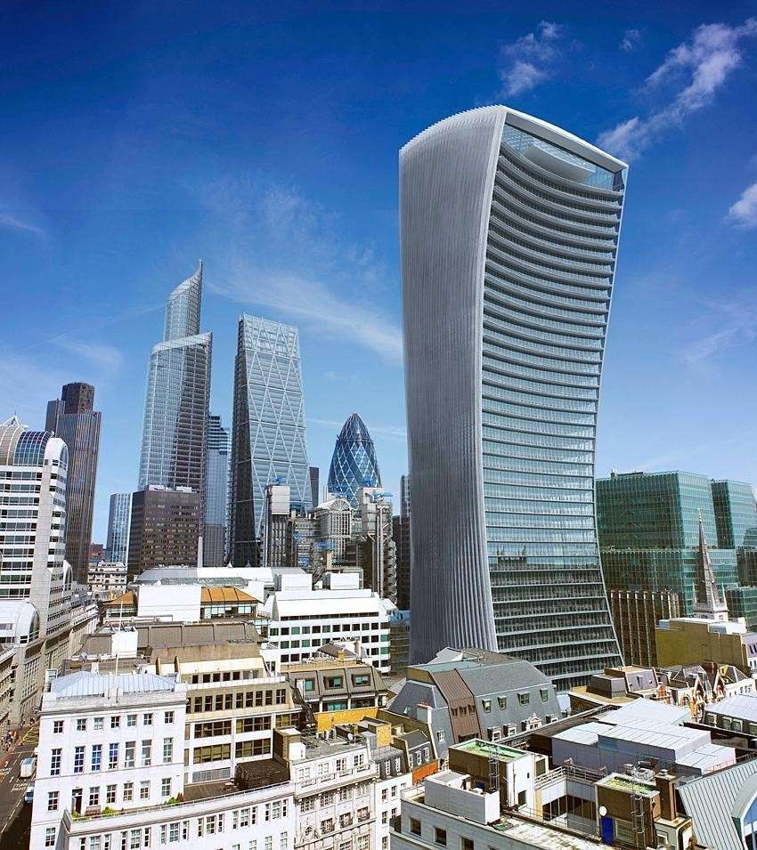 Лазерный небоскреб Walkie Talkie (Рация)