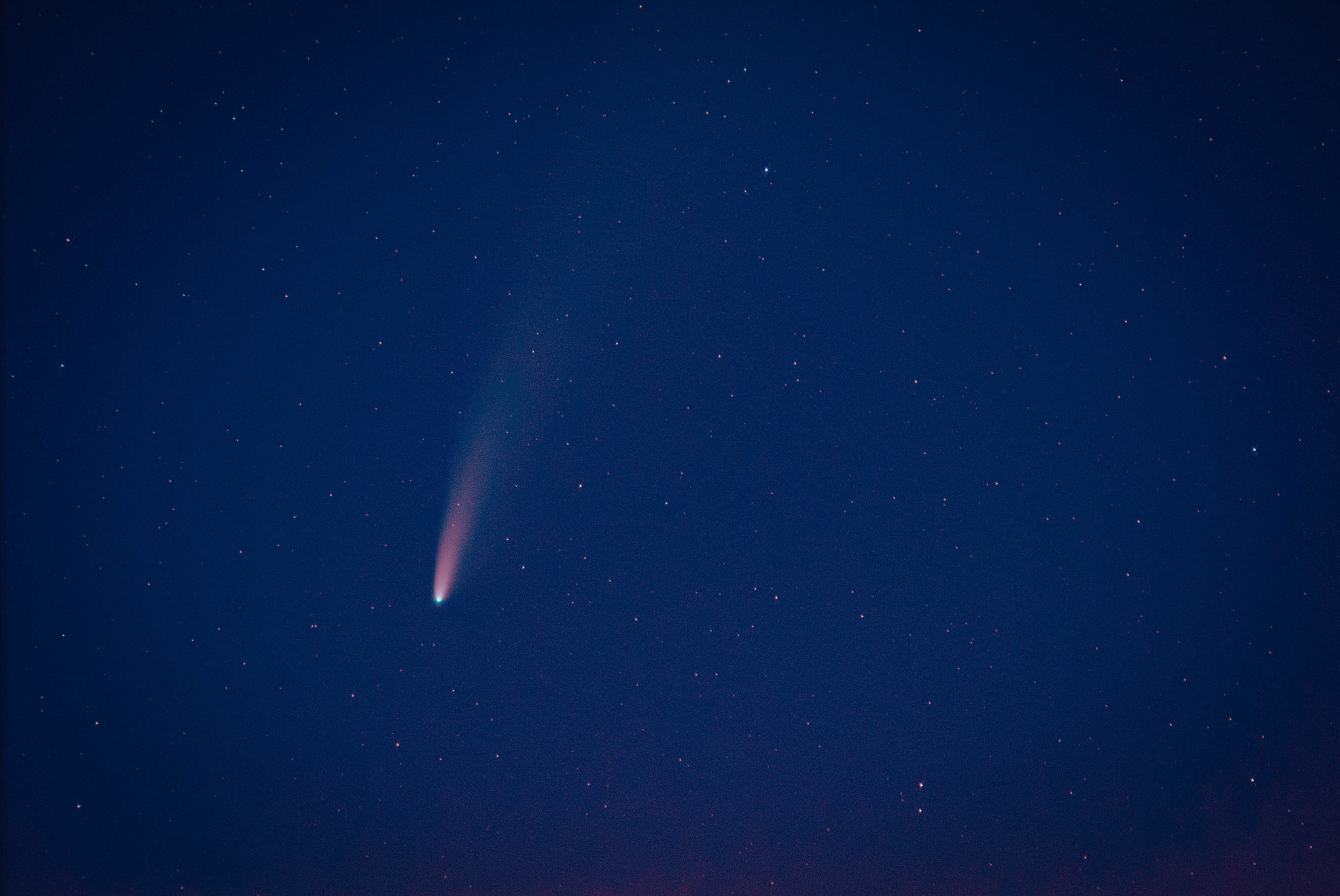 And again comet NEOWISE - My, The photo, Comet, Longpost, Neowise