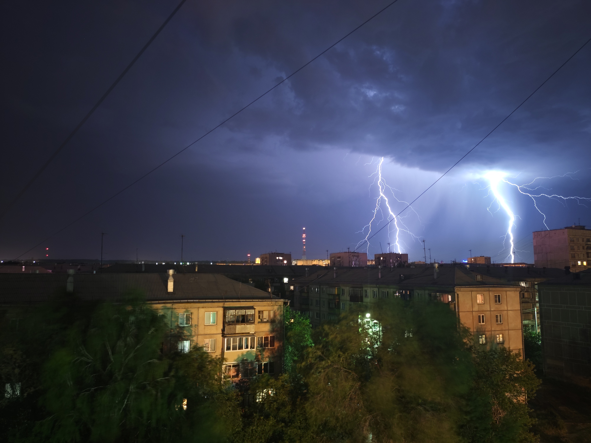 Гроза в дали, Магнитогорск | Пикабу