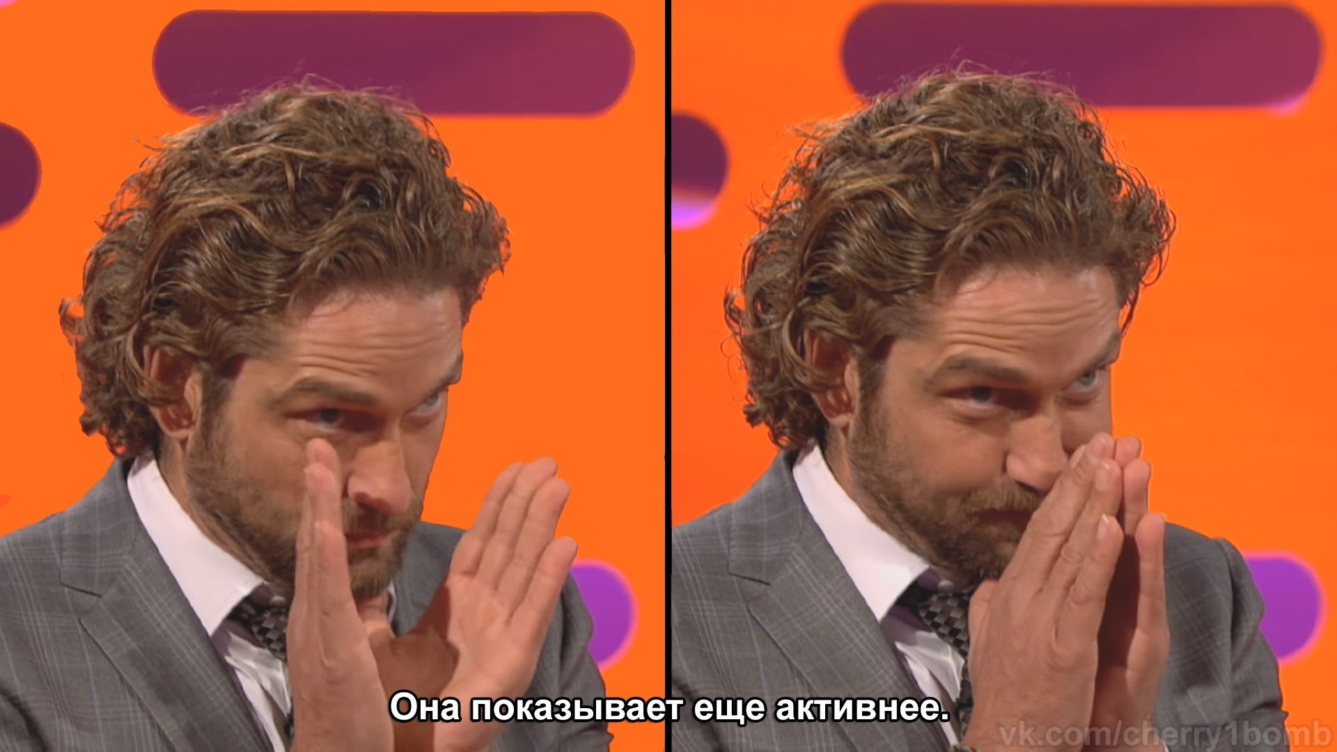 Really awkward situation - Gerard Butler, Actors and actresses, Celebrities, Storyboard, The Graham Norton Show, Kilt, Wedding, Longpost, Karen Gillan