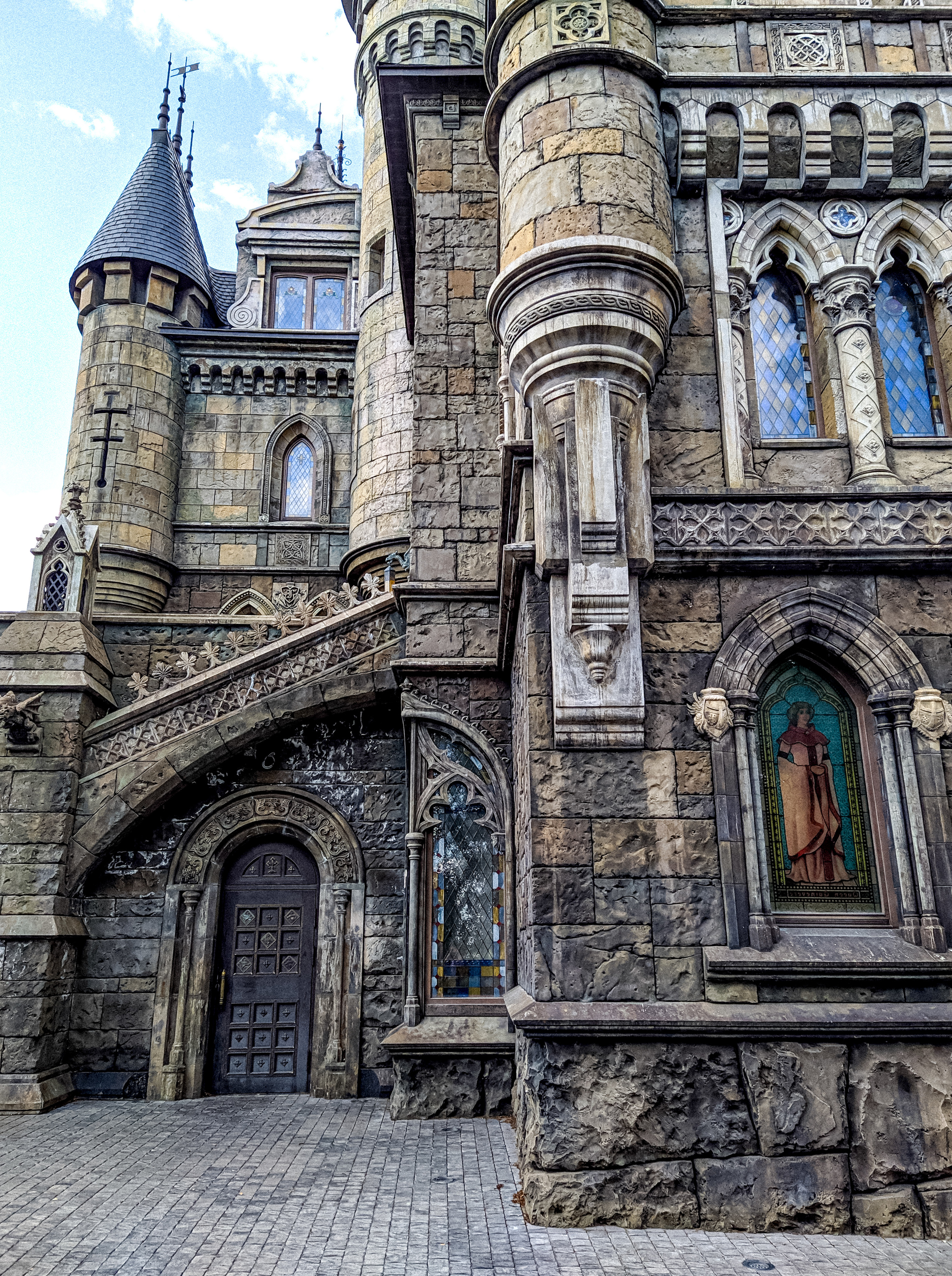 Garibaldi Castle - My, Lock, Samara Region, Architecture, Neo-Gothic, Longpost, Mobile photography, Beginning photographer