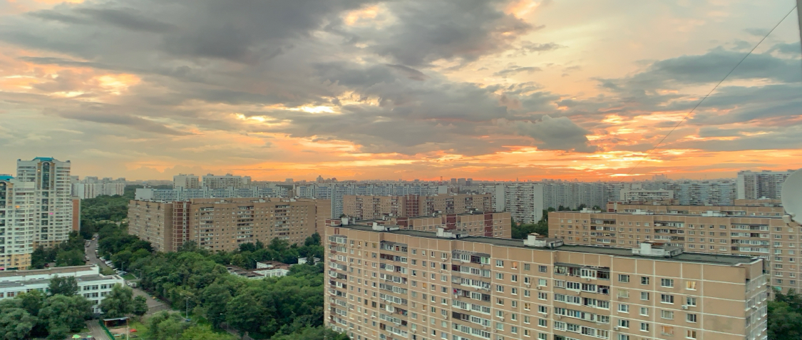 Sunset. Moscow. 07.20.20 - My, Mobile photography, iPhone, Sunset, Moscow