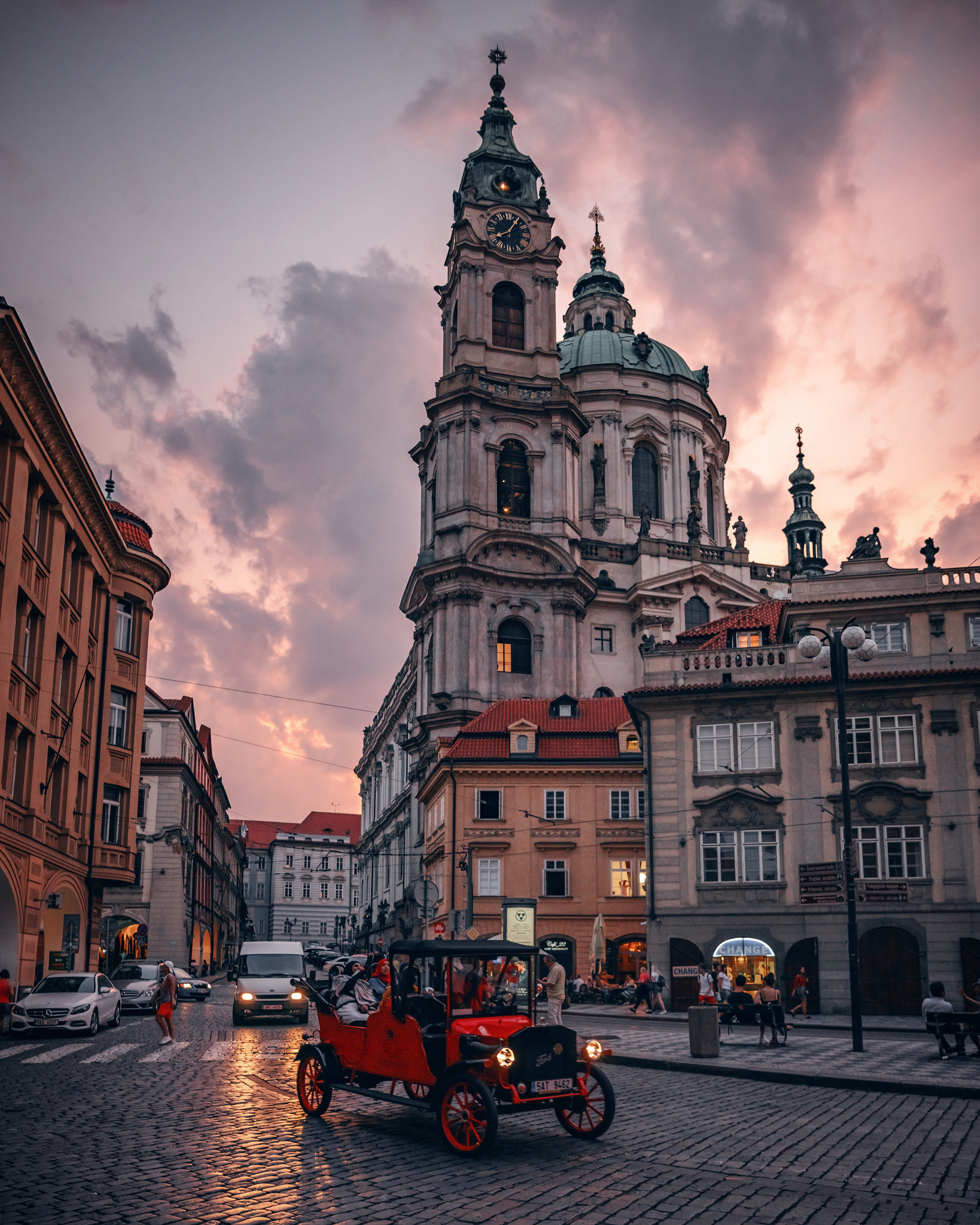 Magical evening in Prague - My, Prague, The photo, Czech