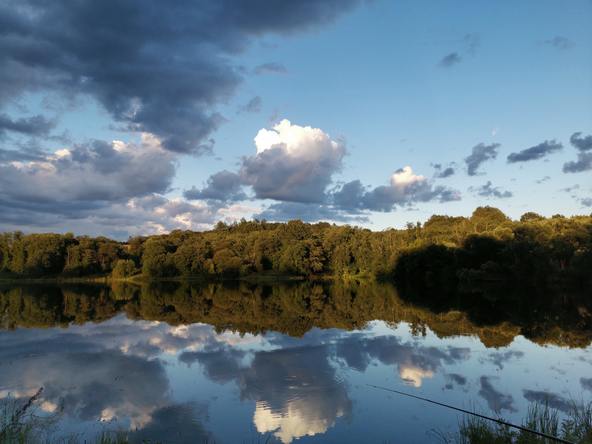 Clouds - My, Clouds, Lake, Longpost