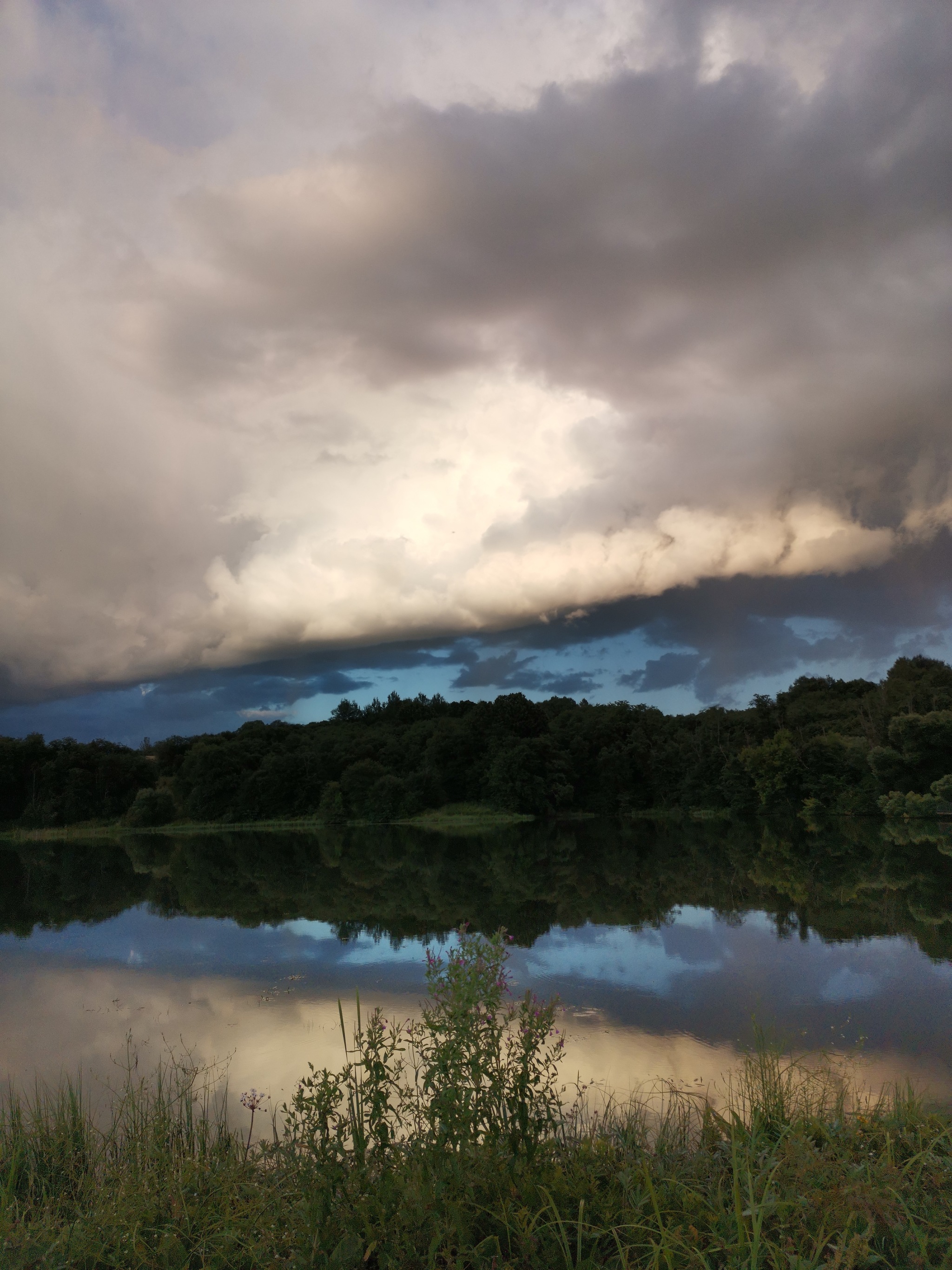 Clouds - My, Clouds, Lake, Longpost