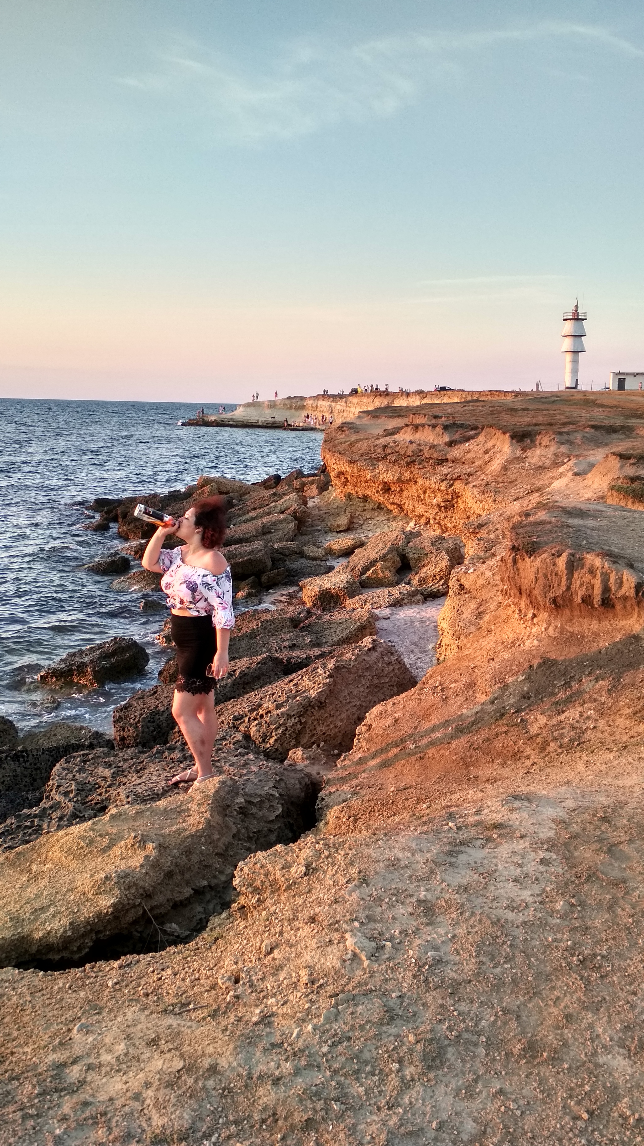 Friday. My. And my grandma)) - My, Friday, Sea, Black Sea, Longpost