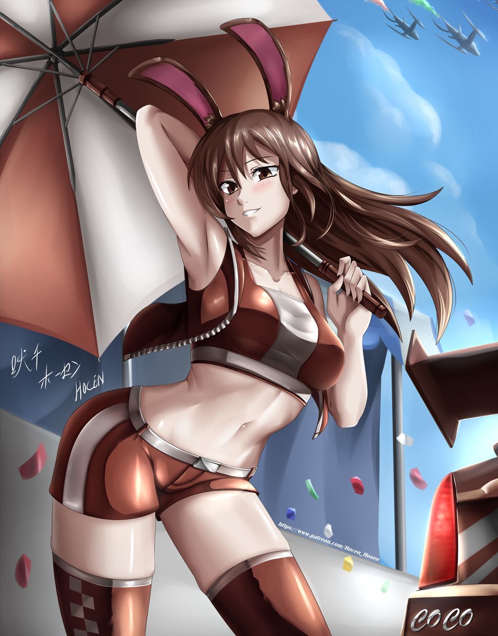 Velvet Scarlatina - Anime, RWBY, Anime art, Art, Beautiful girl, Hosen Hocen, Velvet Scarlatina