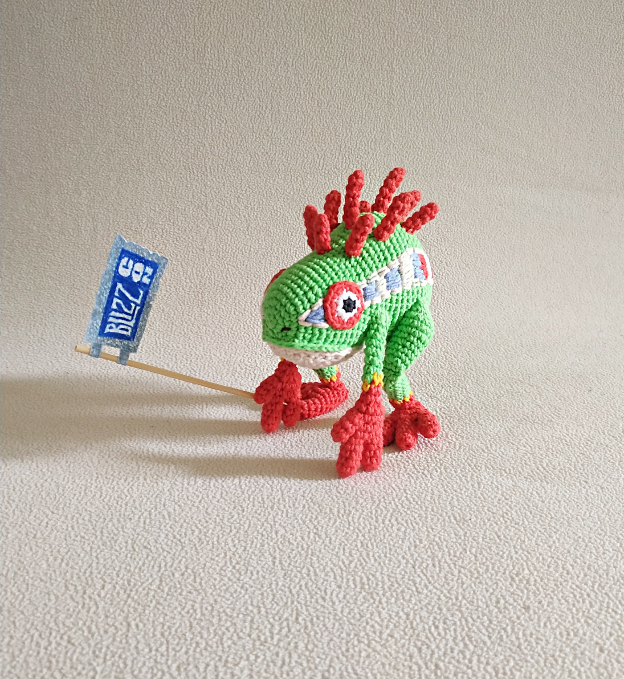 I AM MURLOC!! - My, Murlocs, World of warcraft, Amigurumi, Knitted toys, Needlework, Crochet, Longpost, Needlework without process