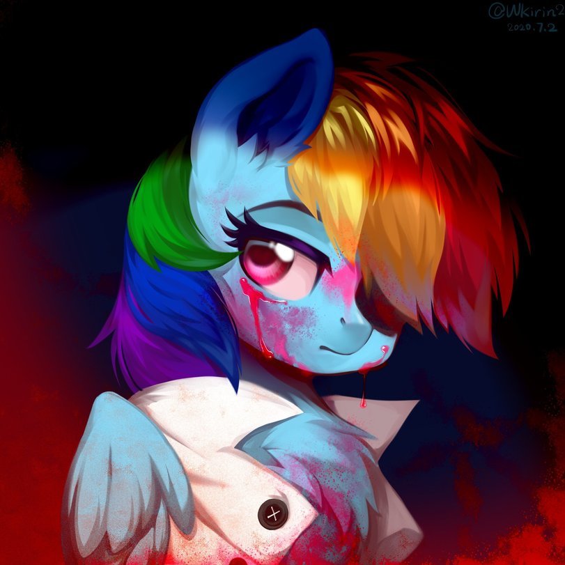 Rainbow Factory is overrated in all respects - My little pony, Rainbow dash