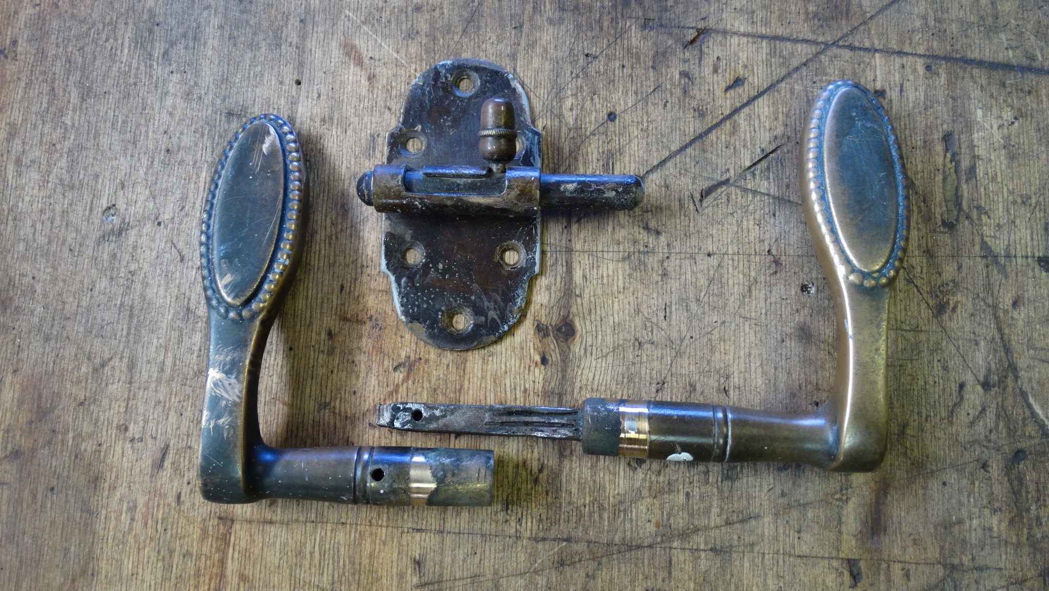 Restoring an old door lock. 150 years old - My, 150 years, Recovery, Restoration, Lock, Bronze, Patina, Old man, Video, Longpost, Needlework with process