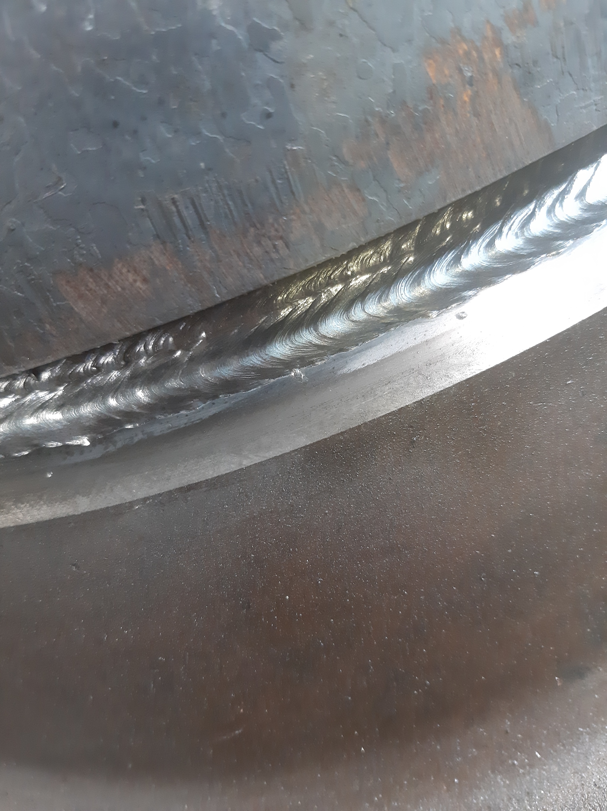 Thick piece of iron - My, Welding, Semiautomatic, Welds, Metalworking, Welding, Longpost